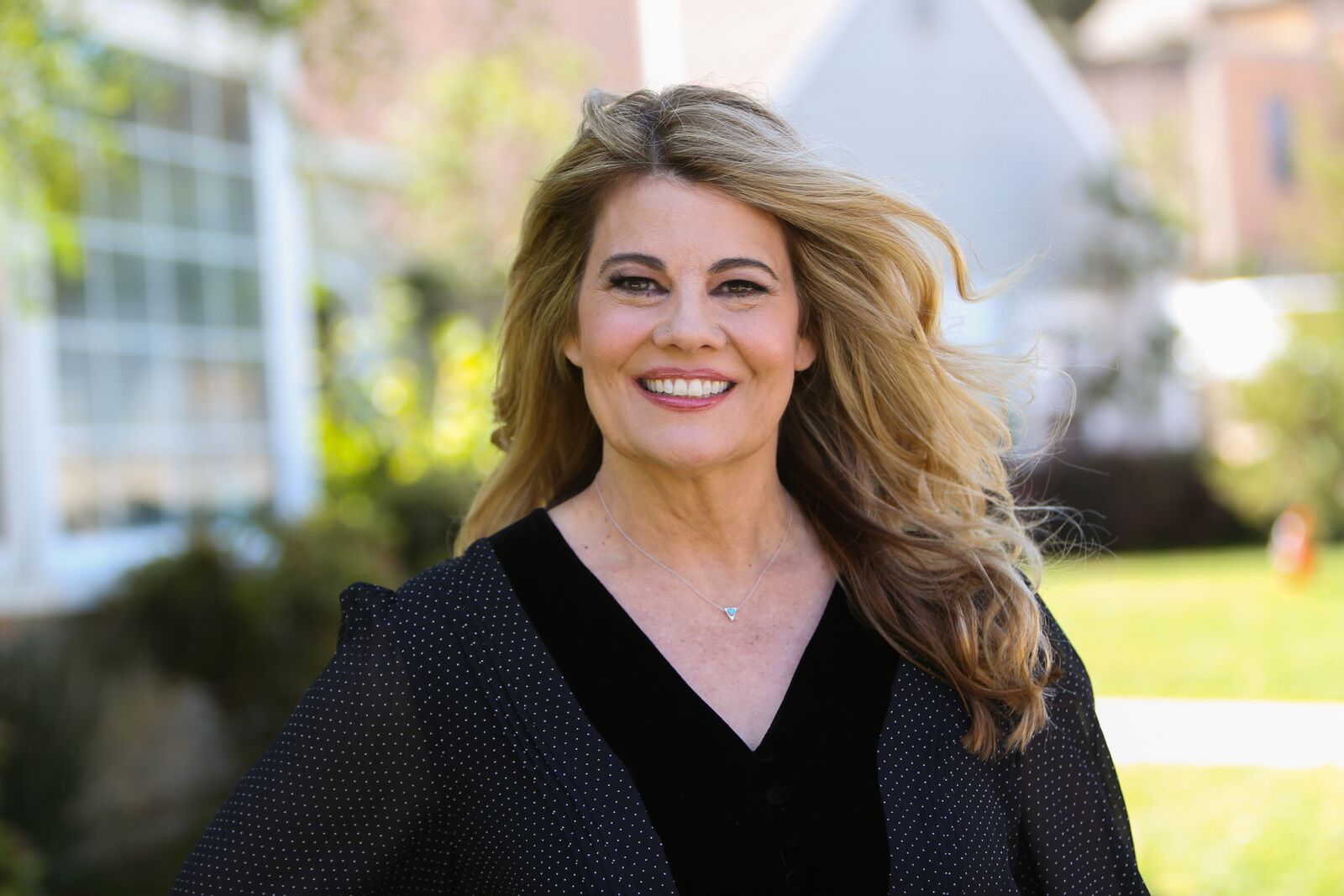 Actress Lisa Whelchel visits Hallmark's "Home & Family" at Universal Studios Hollywood on April 10, 2019 in Universal City, California | Photo: Getty Images