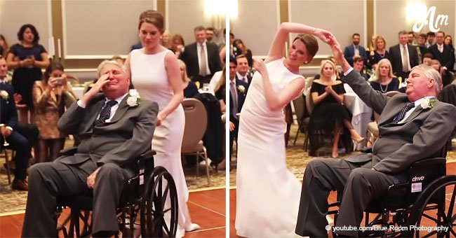 Une mariée et son père en phase terminale ont réalisé leur danse de mariage de rêve et ont laissé tous les invités en larmes