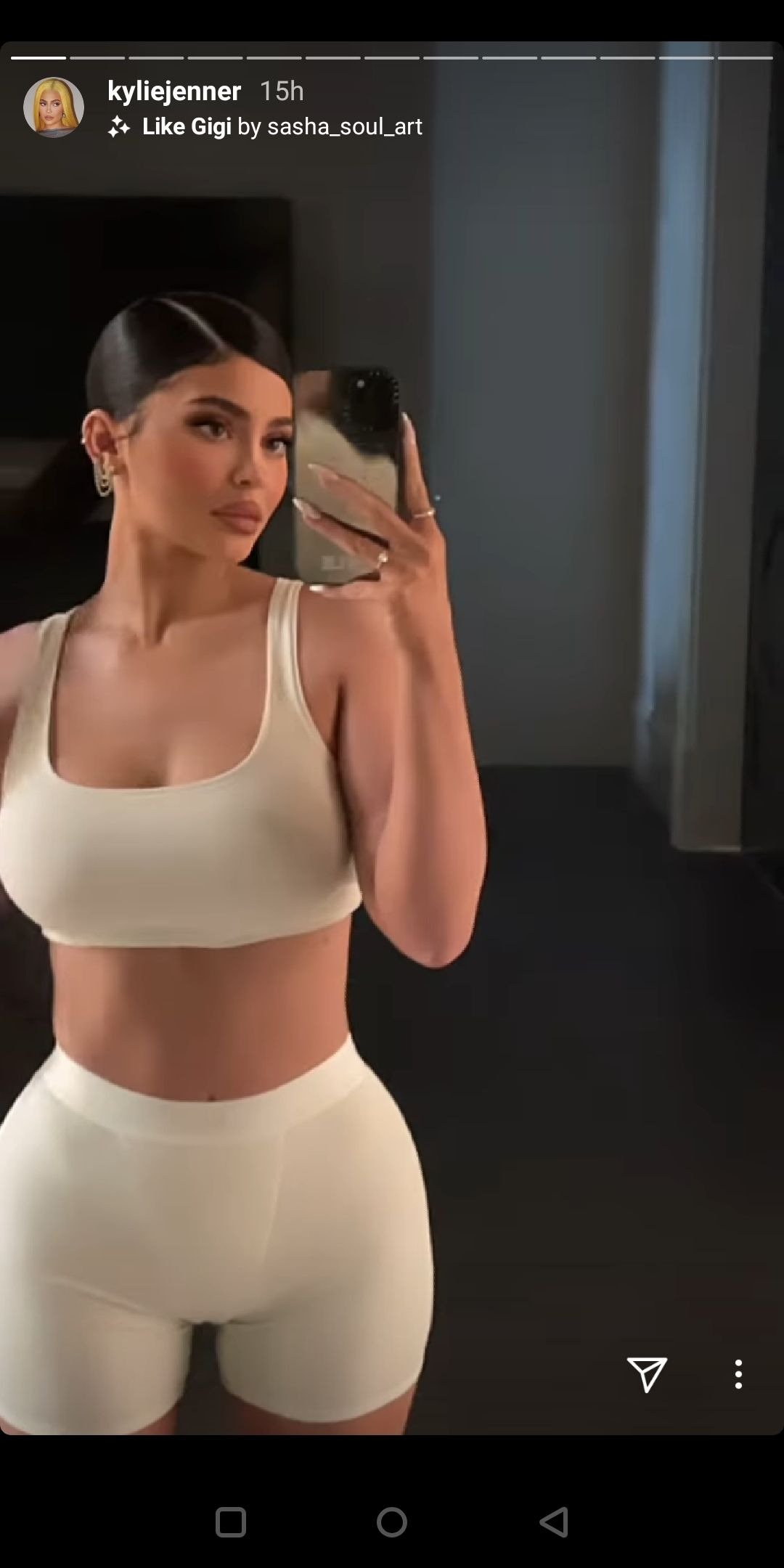 Screenshot of Kylie Jenner's InstaStory. | Source: Instagram.com/kyliejenner