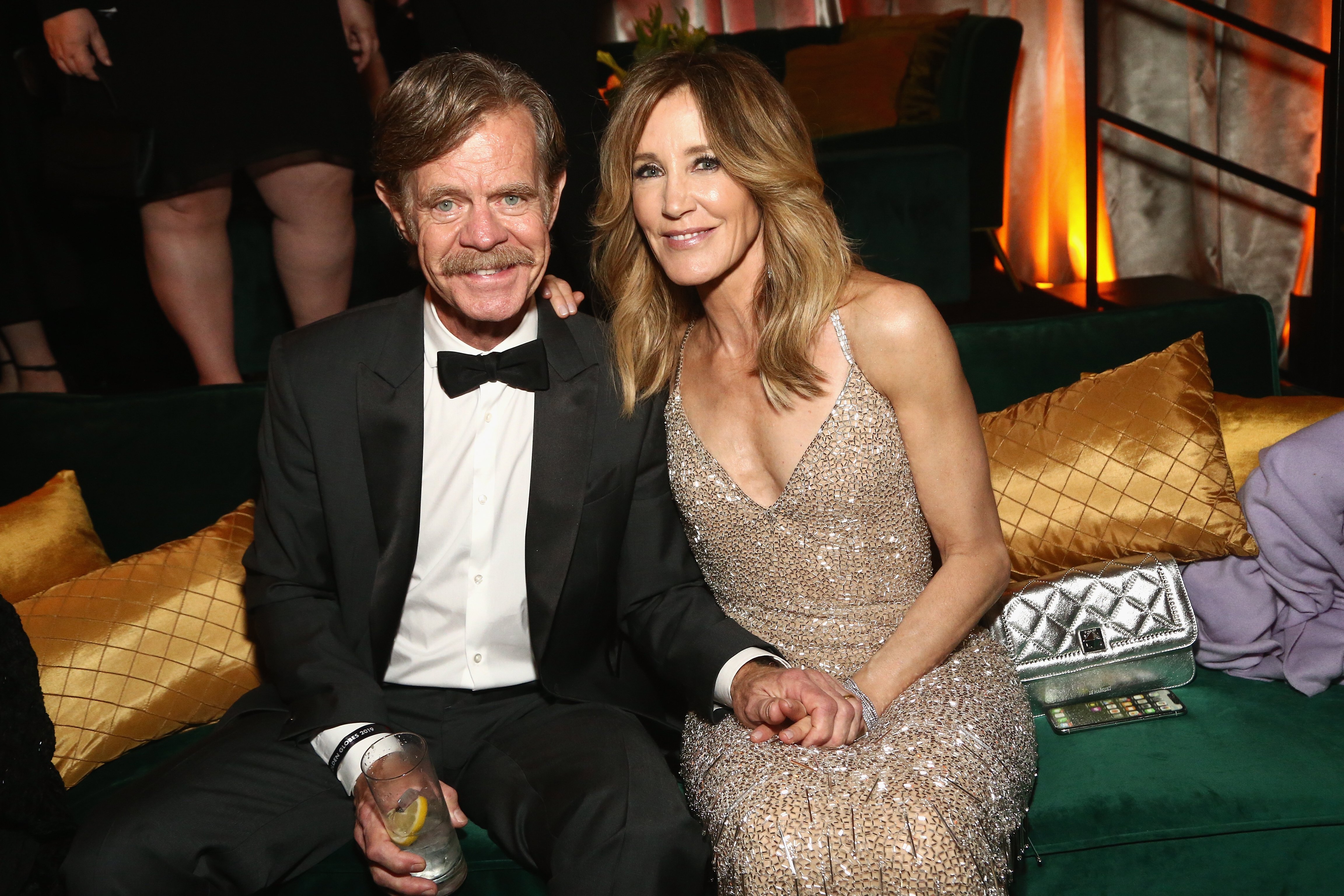 Felicity Huffman and William H. Macy at the Netflix 2019 Golden Globes After Party on January 6, 2019 | Photo: GettyImages