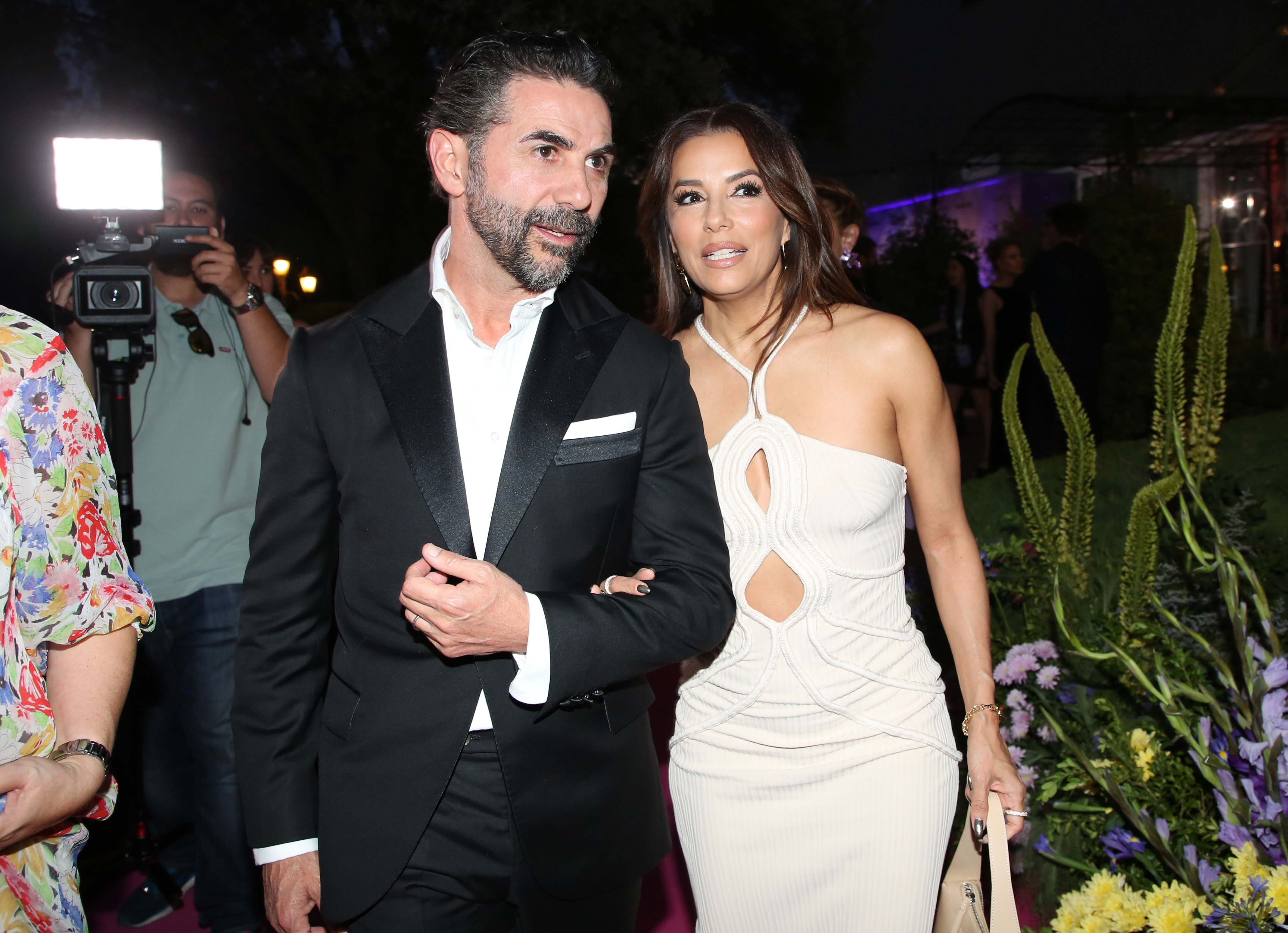 Eva Longoria and Pepe Baston attend the party held by the production company 'Bambu Producciones' to celebrate its 15th anniversary in Madrid, Spain, on June 29, 2023. | Source: Getty Images