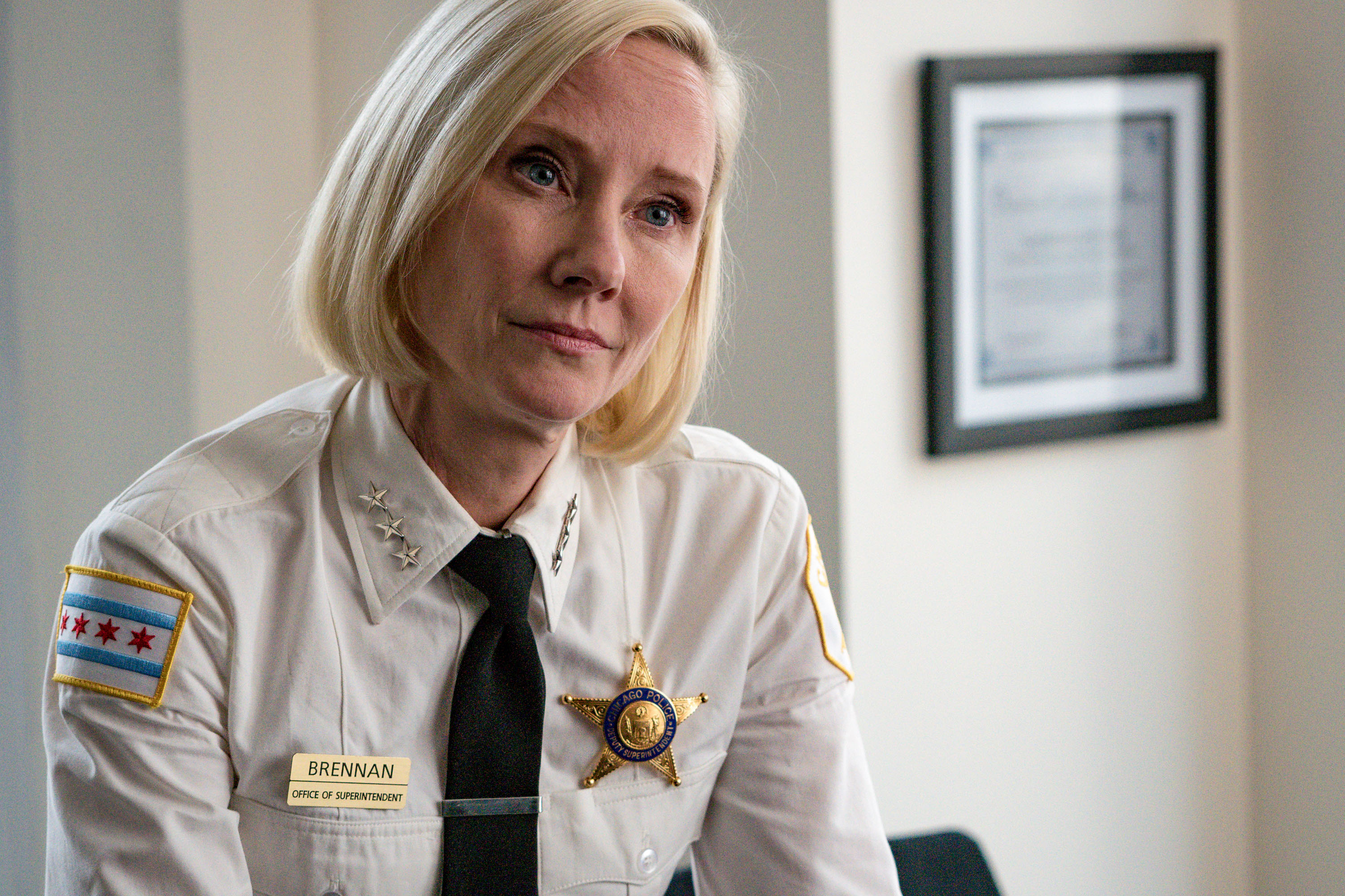 Anne Heche as Katherine Brennan on "Chicago P.D." season 6 circa 2018. | Source: Getty Images