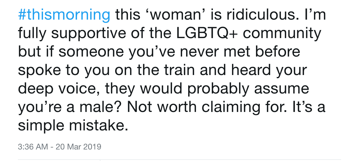 A "The Morning" viewer tweets about Katie Yeoman's case. | Source: Twitter