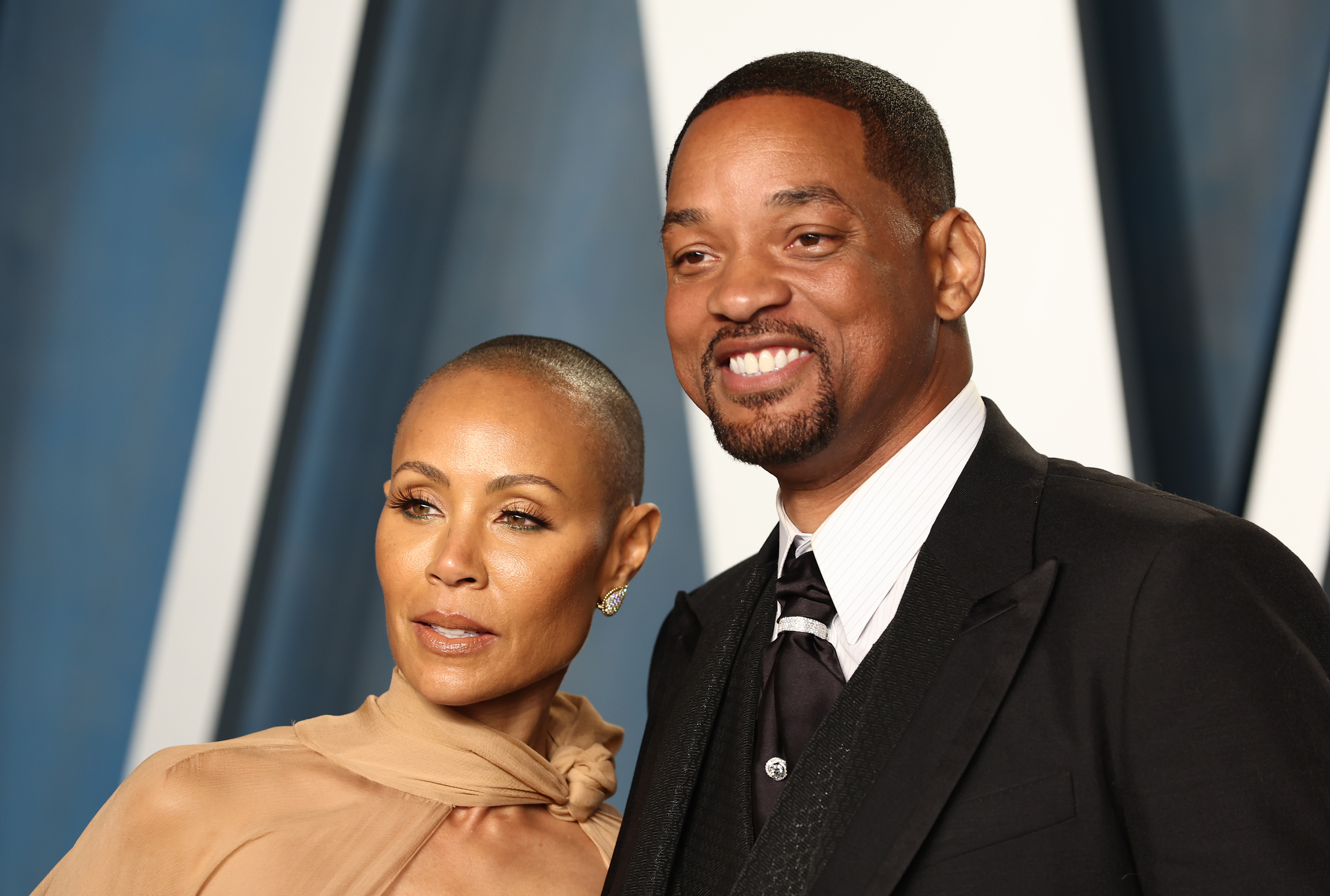 Jada Pinkett Smith and Will Smith attend the 2022 Vanity Fair Oscar Party at Wallis Annenberg Center for the Performing Arts on March 27, 2022, in Beverly Hills, California | Source: Getty Images