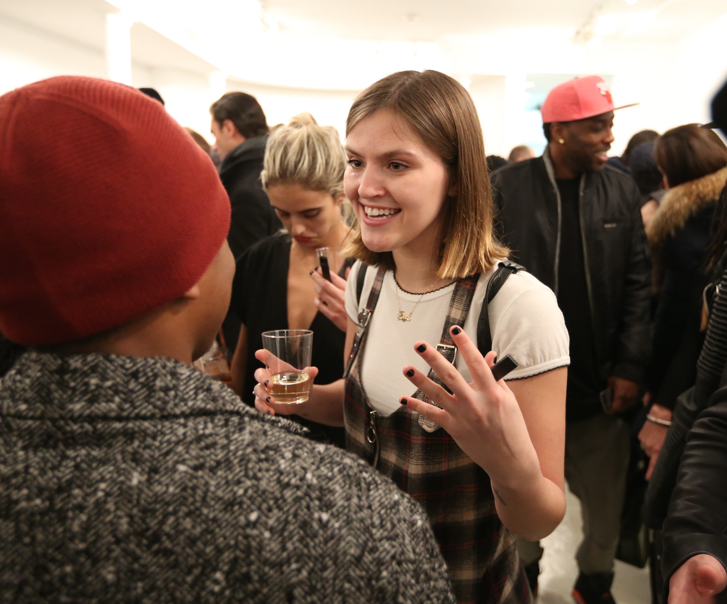 Tessa Gourin attends the launch party for Original Defend Brand Defend Brooklyn Flagship Store on February 10, 2016 in New York City | Source: Getty Images
