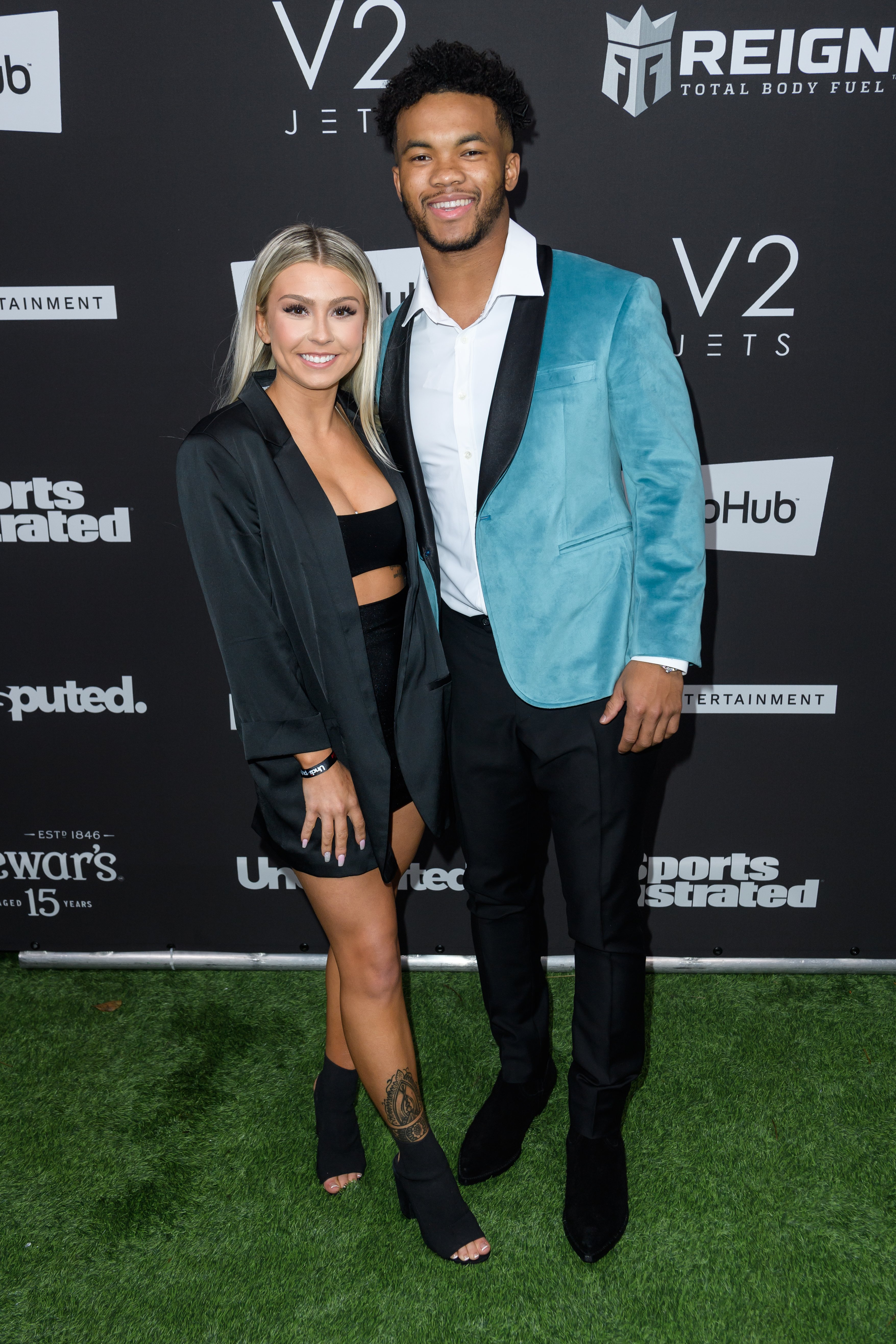 Morgan LeMasters and Kyler Murray at the Sports Illustrated Super Bowl Party in Miami, on February 1, 2020 | Source: Getty Images