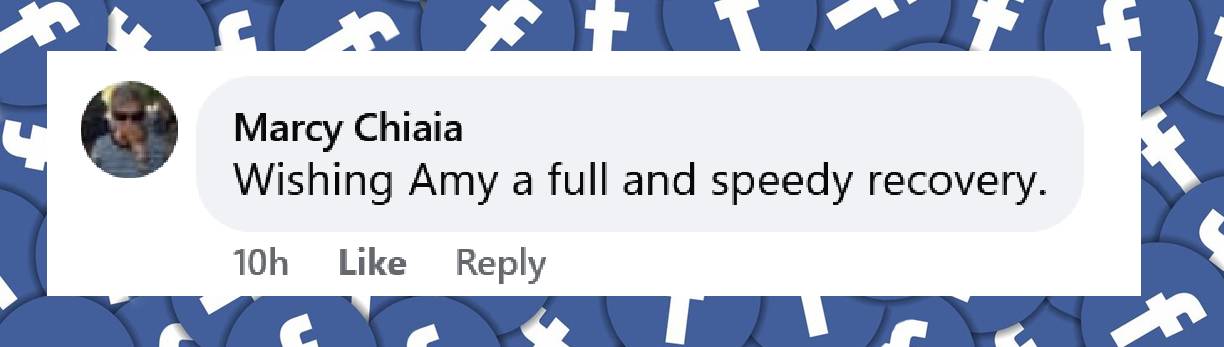 A netizen reacts to Amy Schumer's health update, from a post dated August 10, 2025 | Source: Facebook/FoxNews