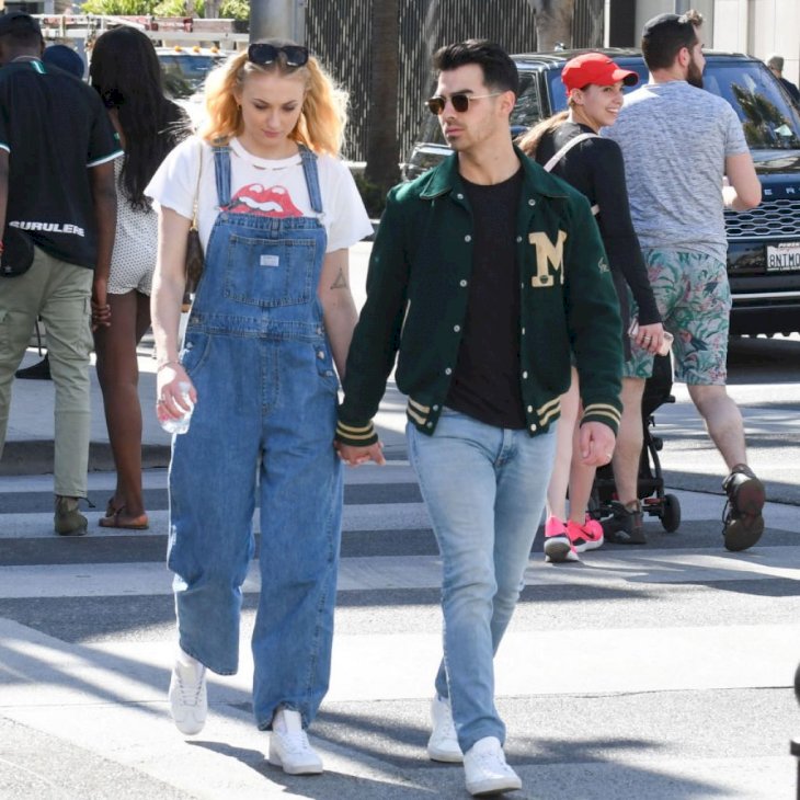 LOS ANGELES, CA - FEBRUARY 28: Sophie Turner and Joe Jonas are seen on February 28, 2020 in Los Angeles, California. (Photo by BG002/Bauer-Griffin/GC Images)