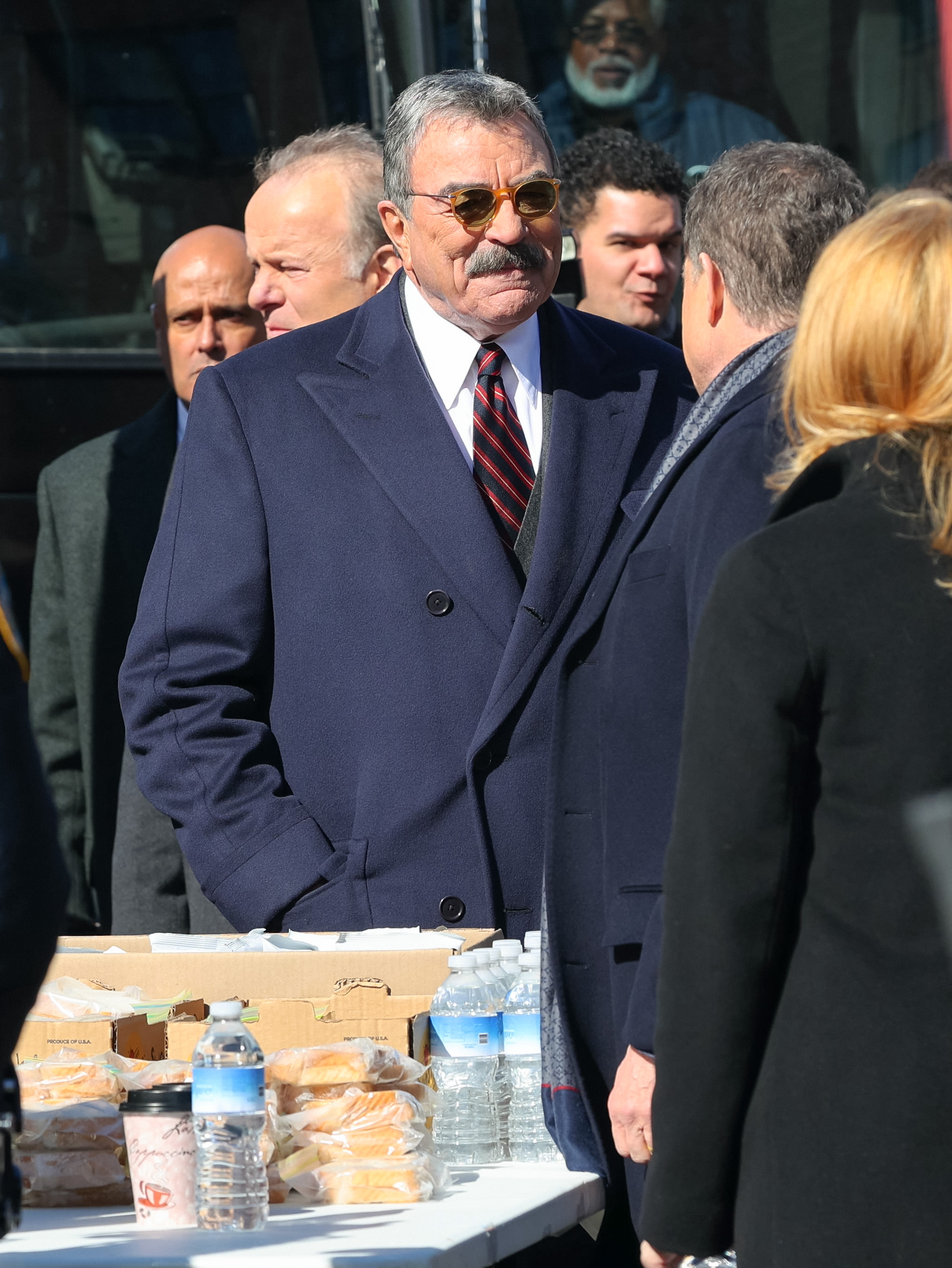 Tom Selleck on the set of "Blue Bloods," 2023 | Source: Getty Images