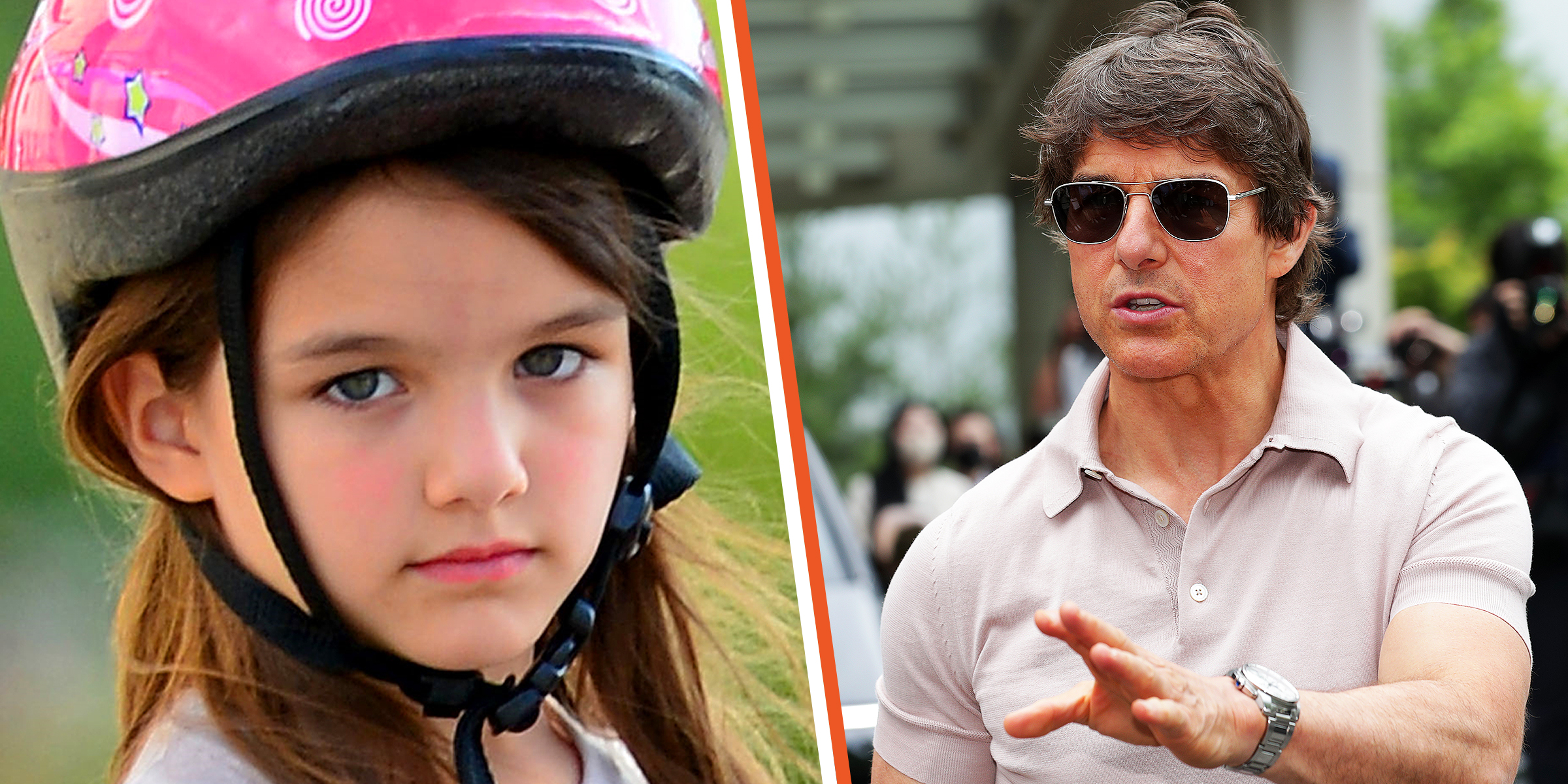 Suri Cruise and her father Tom Cruise. | Source: Getty Images