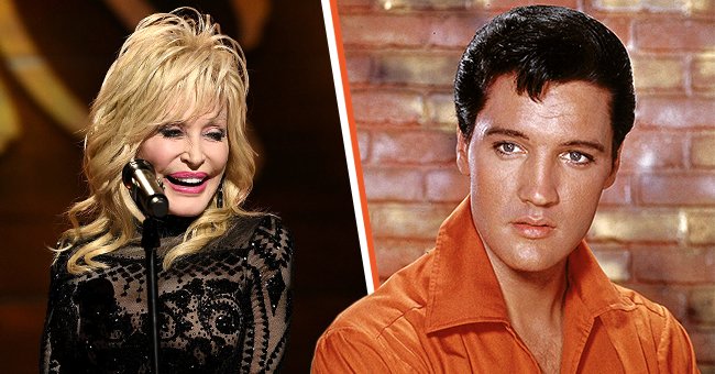 Country superstar Dolly Parton and late singer Elvis Presley, dubbed as the King of Rock and Roll. | Photo: Getty Images