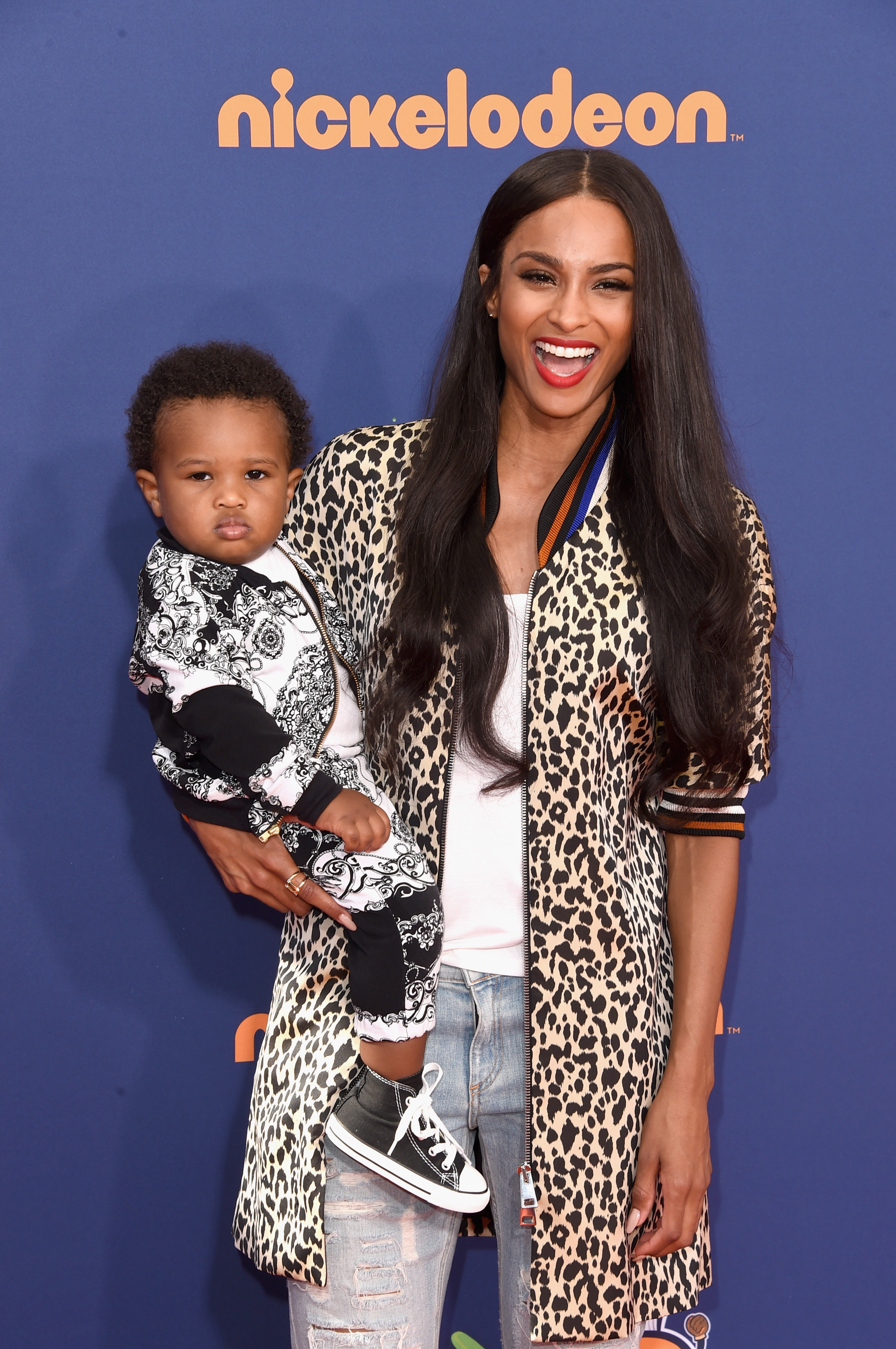 Future Zahir Wilburn and Ciara attend the Nickelodeon Kids' Choice Sports Awards 2015 at UCLA's Pauley Pavilion on July 16, 2015 in Westwood, California | Source: Getty Images
