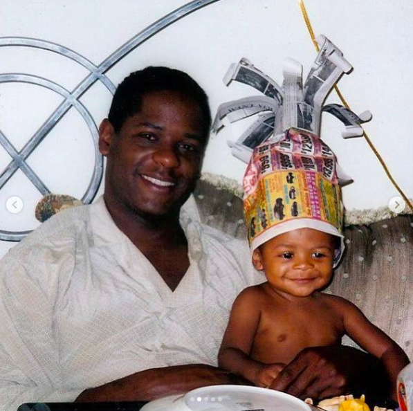 A throwback image of Blair Underwood and his youngest son, Blake Underwood, posted on September 29, 2021. | Source: Instagram/blairunderwood_official