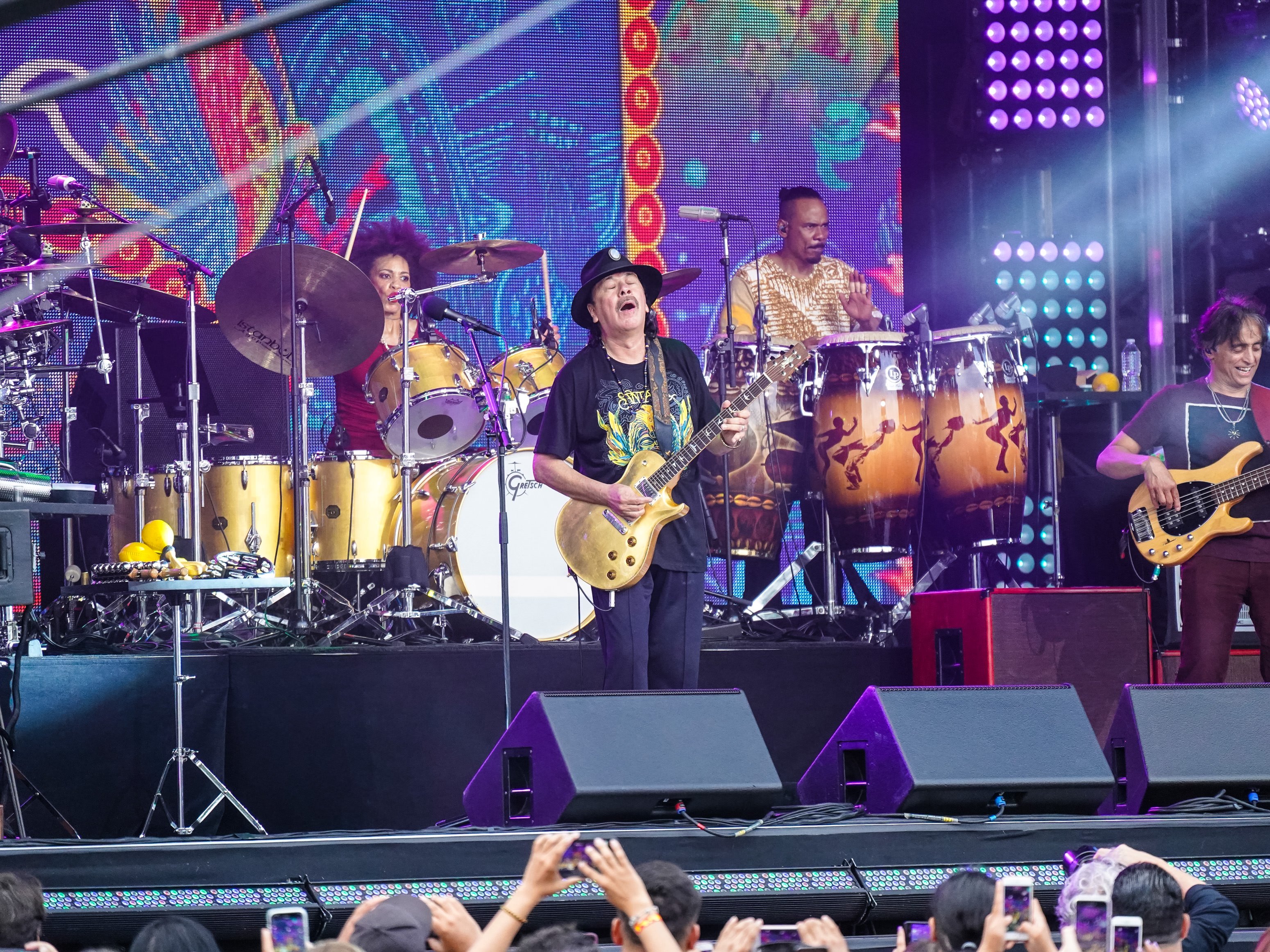 Carlos Santana in Los Angeles 2019. | Source: Getty Images