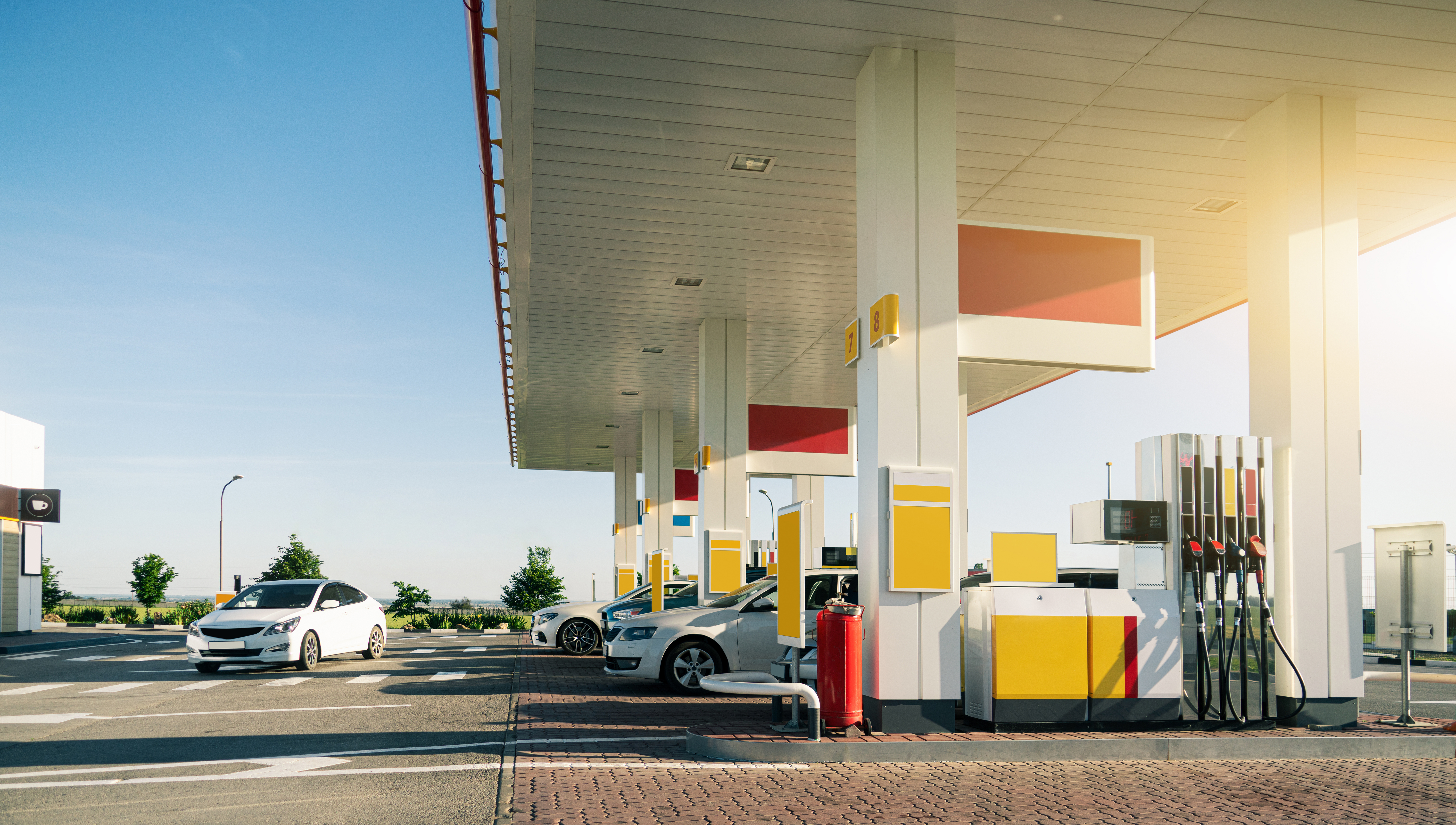 Gas station on the highway. | Source: Shutterstock