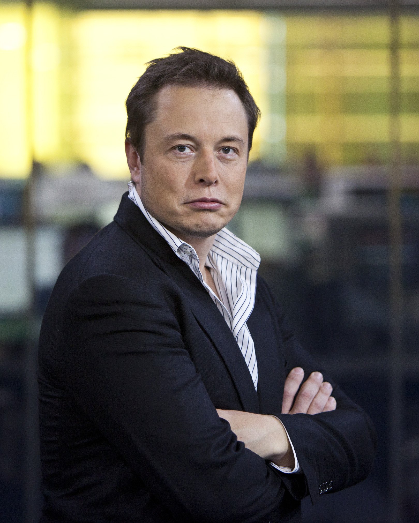 Elon Musk, co-founder and chief executive officer of Tesla Motors Inc., poses for a photograph during a break in a Bloomberg Television interview in New York, U.S., on Friday, Sept. 21, 2012. | Source: Getty Images