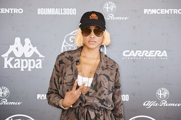  Rapper EVE in Carrera sunglasses at the registration day of Gumball 3000 MykonosvIbiza on June 7, 2019 | Photo: Getty Images