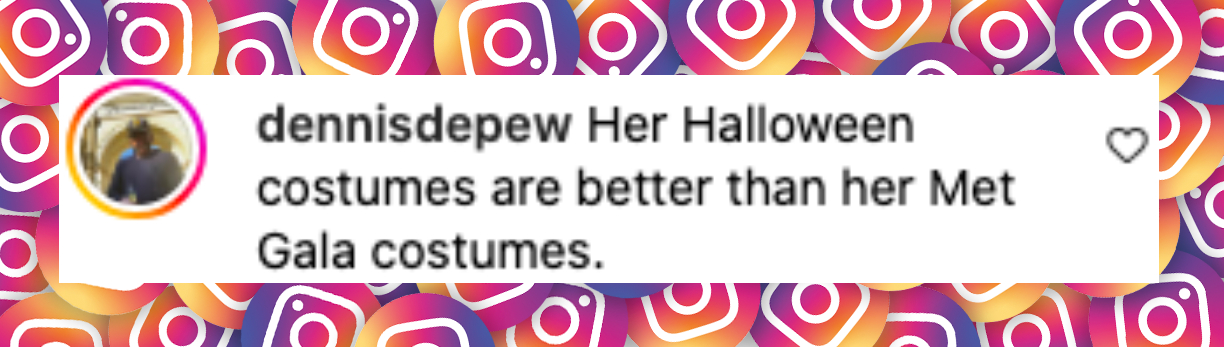 Netizen comment about Heidi Klum's 2025 Met Gala attire, posted on May 6, 2025. | Source: Instagram/pagesix