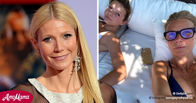 Gwyneth Paltrow Shares Gorgeous Picture With Look Alike Daughter Apple 