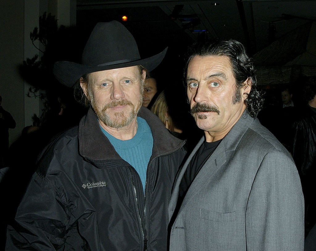 William Sanderson and Ian McShane attend the "Deadwood" premiere after party in Hollywood, California in March 2005 | Photo: Getty Images