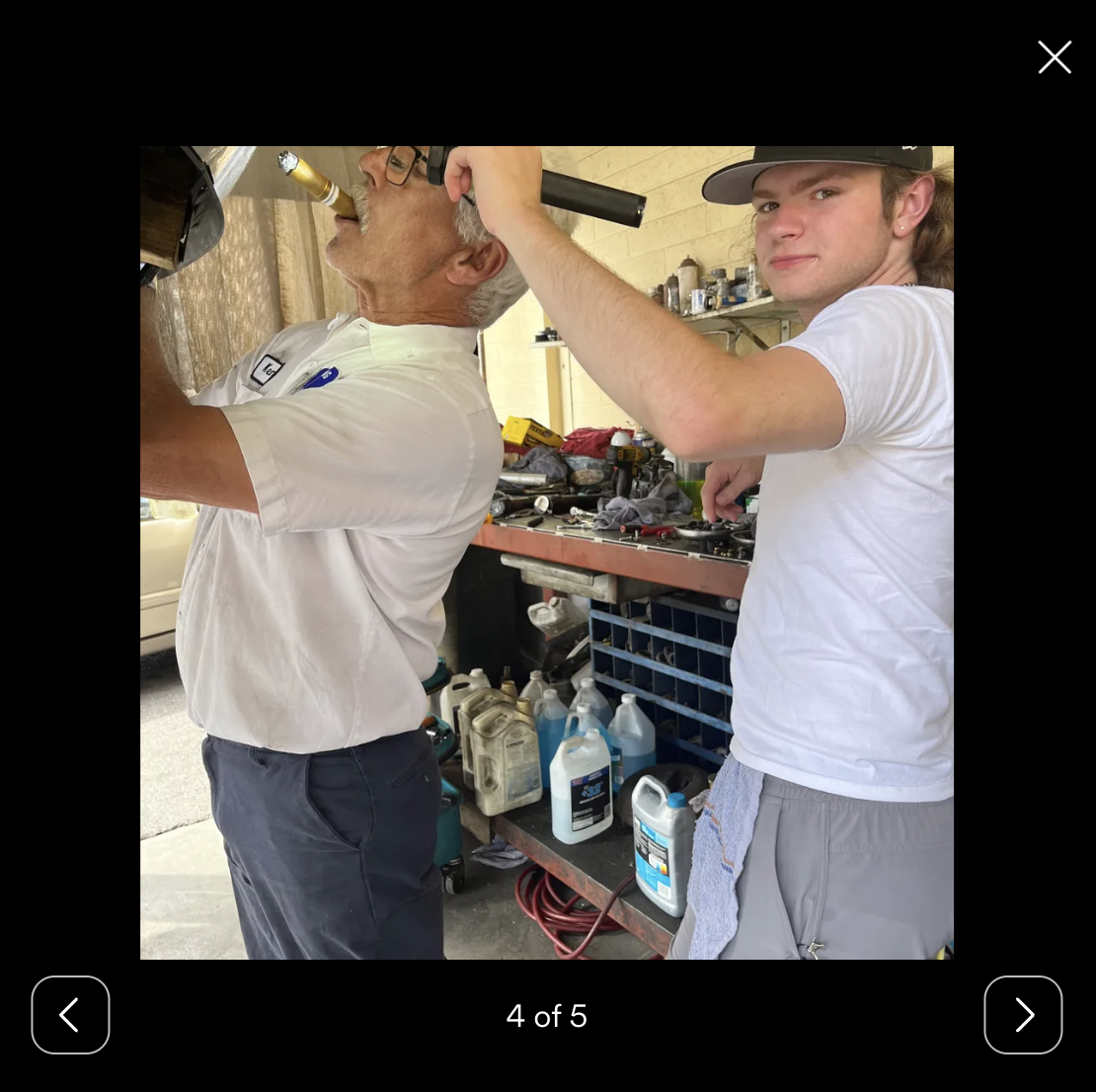 Evan Clark is pictured with one of his loved ones | Source: gofundme