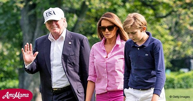 Melania Trump Once Explained Why Barron Trump Speaks With An Accent ...