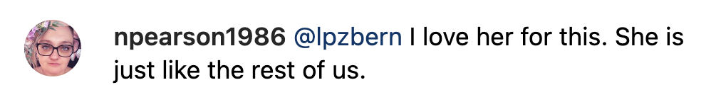 A fan's reaction to Drew Barrymore's Instagram video | Source: instagram.com/drewbarrymore