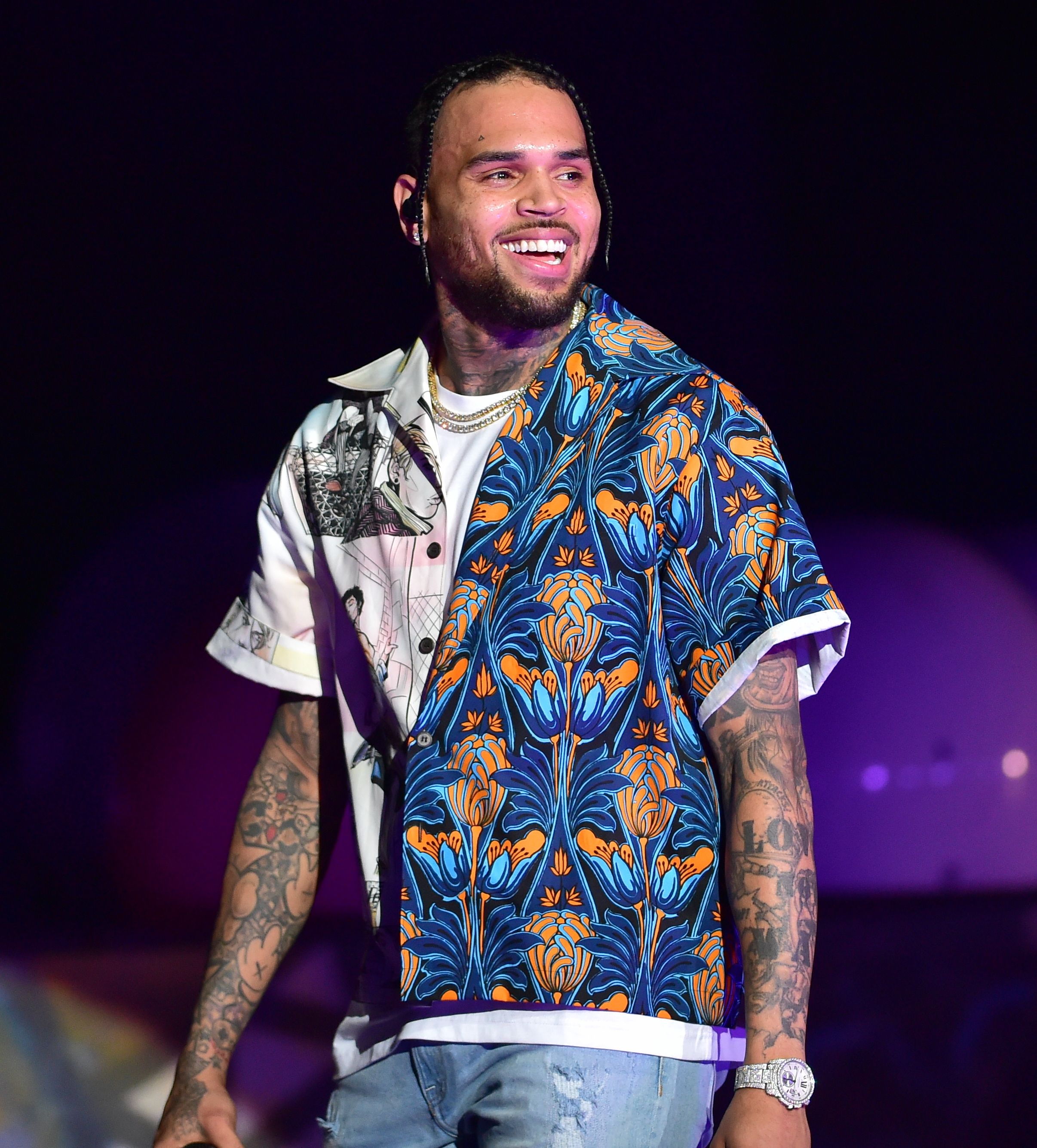 Chris Brown performs at 2019 Tycoon Music Festival at Cellairis Amphitheatre at Lakewood on June 8, 2019 in Atlanta, Georgia. | Source: Getty Images