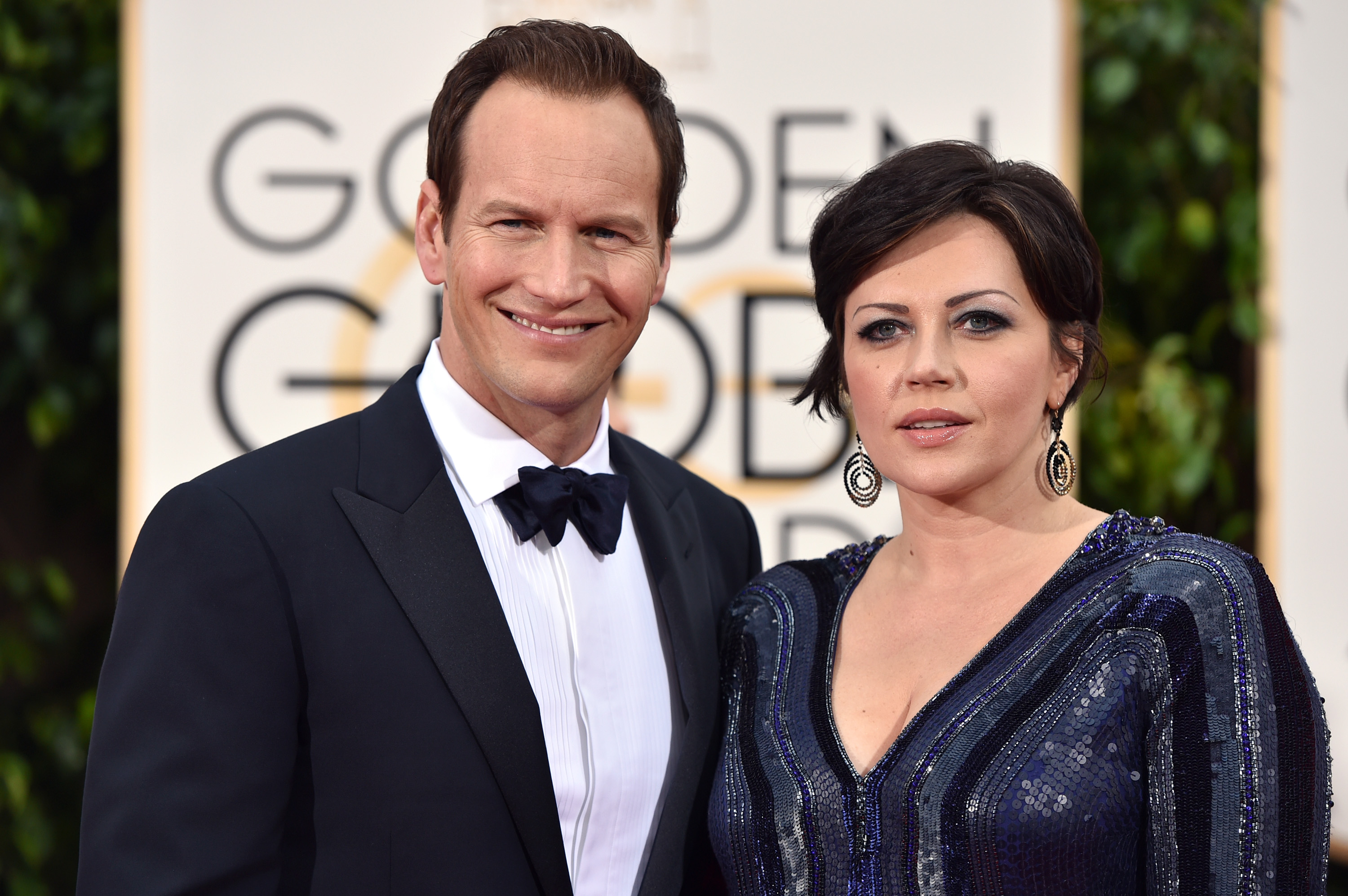 Patrick Wilson and Dagmara Dominczyk at the 73rd Annual Golden Globe Awards on January 10, 2016, in Beverly Hills, California. | Source: Getty Images