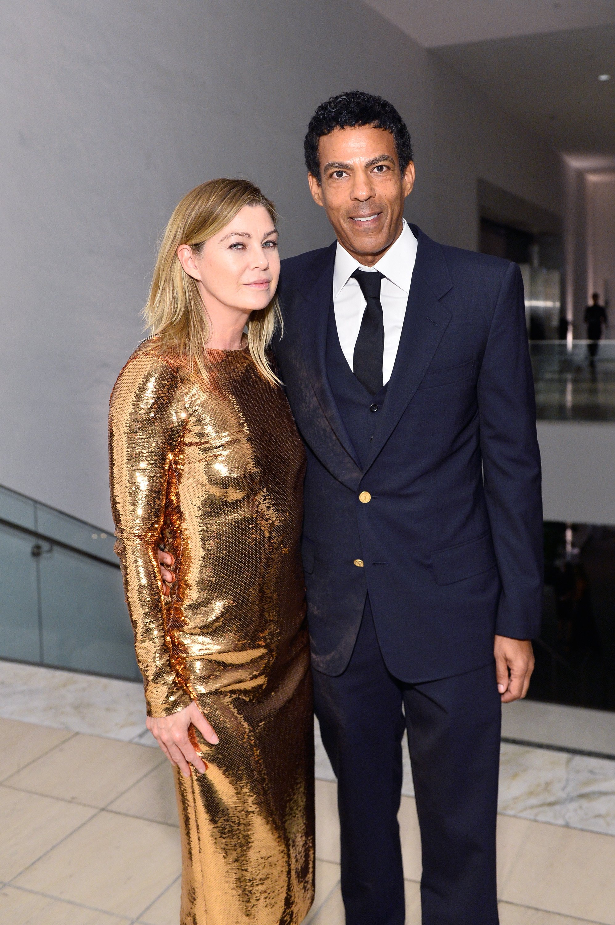 Ellen Pompeo and Chris Ivery at the Hammer Museum 15th Annual Gala on October 14, 2017, in Los Angeles, California. Source: Getty Images.