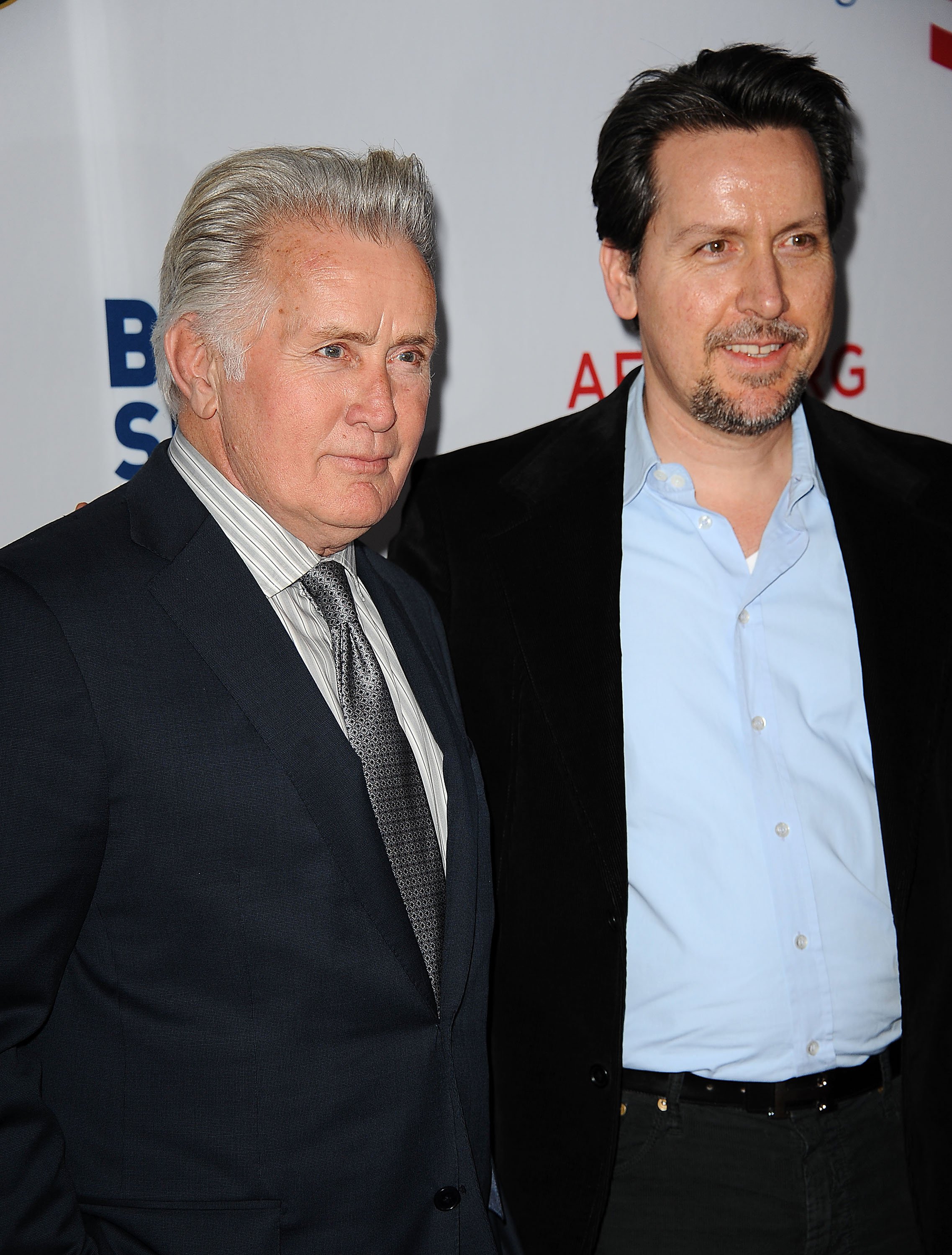Actor Martin Sheen (L) and his son Ramon Estevez attend the West Coast premiere of "8" on March 3, 2012 in Los Angeles, California.  |  Source: Getty Images