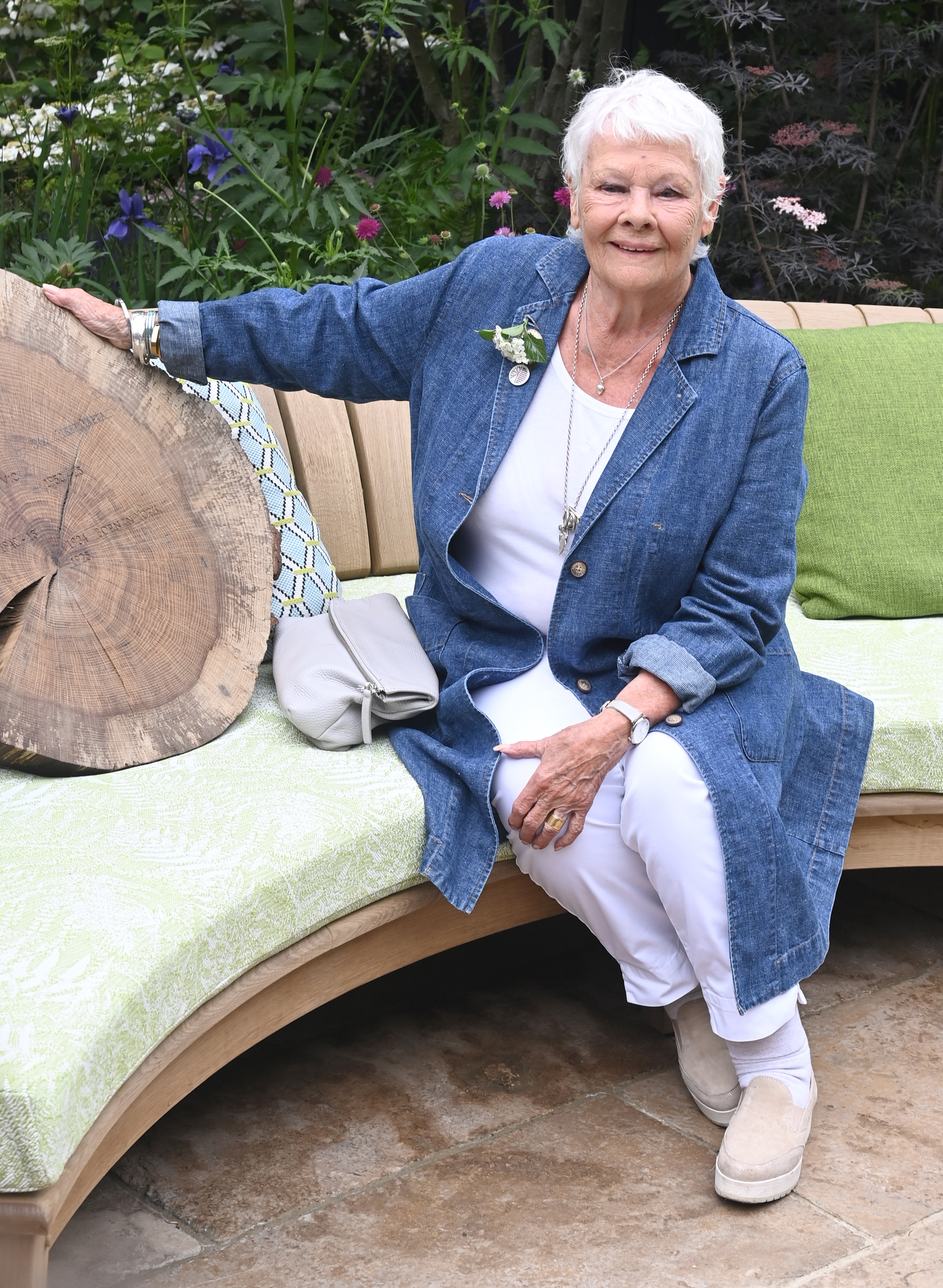 Dame Judi Dench at the RHS Chelsea Flower Show in London, 2022 | Source: Getty Images