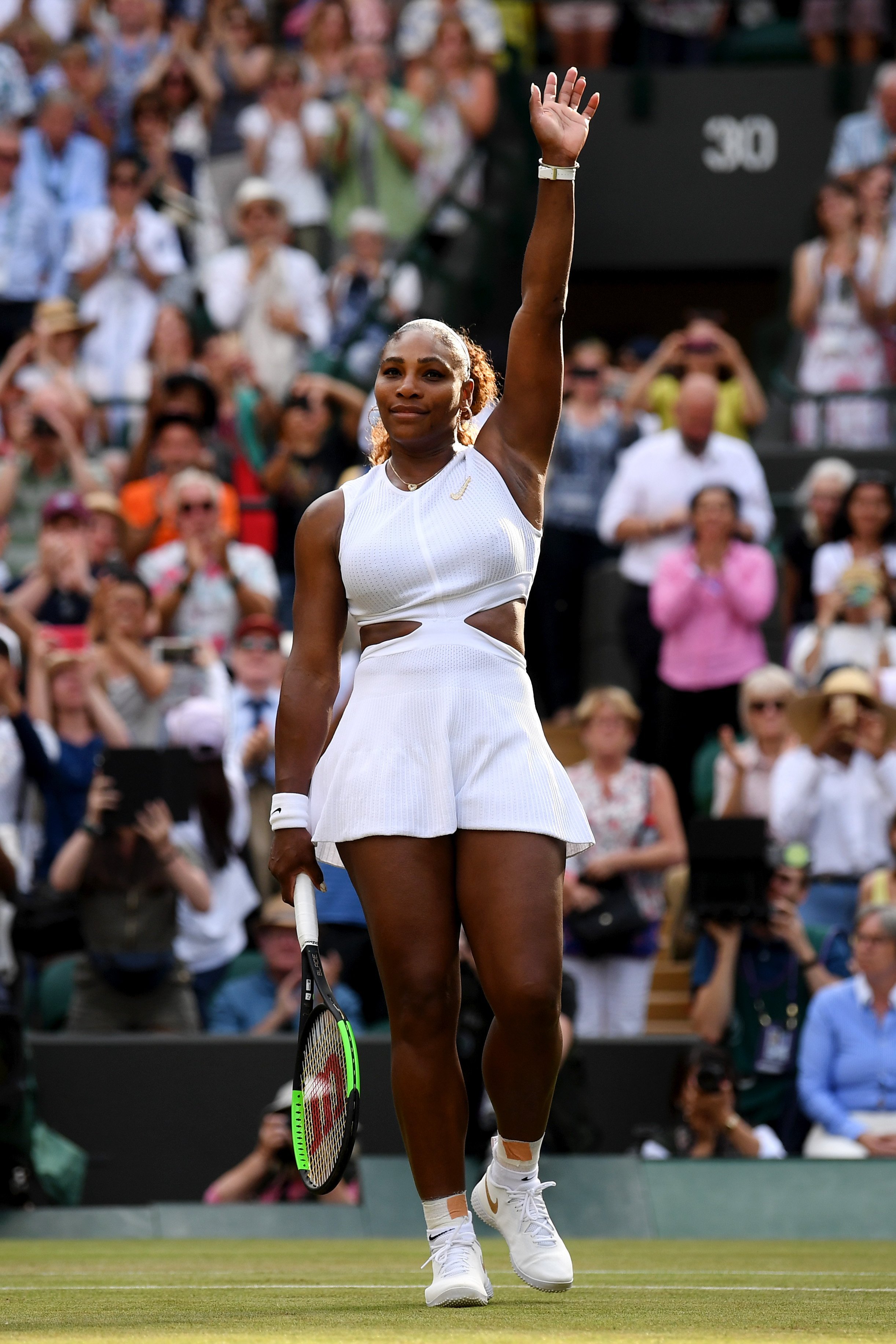 Serena Williams at Wimbledon 2019 on July 11, 2019 in London, England. |Photo: Getty Images