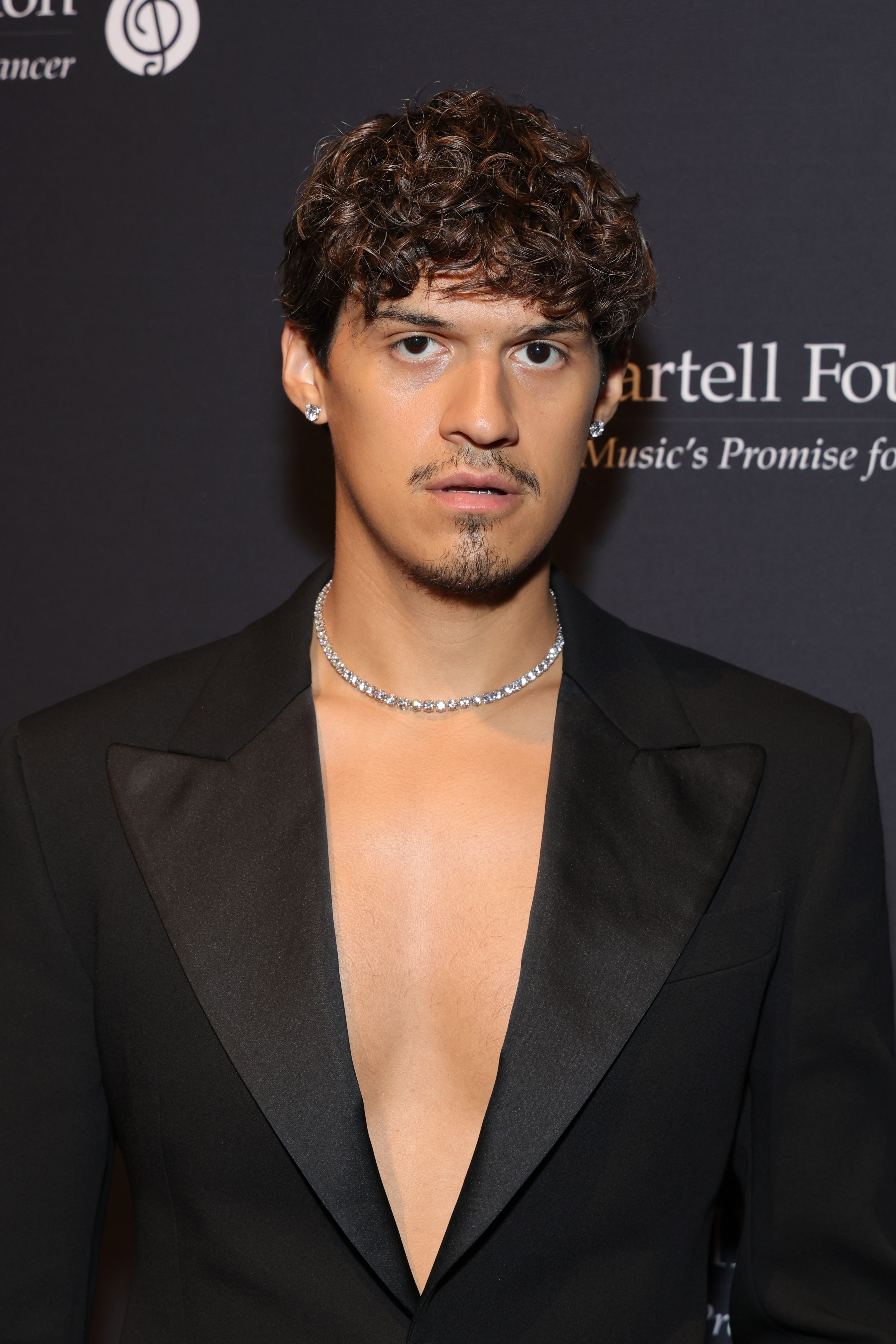 Omar Apollo appears at the T.J. Martell Foundation 45th Annual New York Honors Gala at Cipriani 42nd Street on June 13, 2023, in New York City | Source: Getty Images