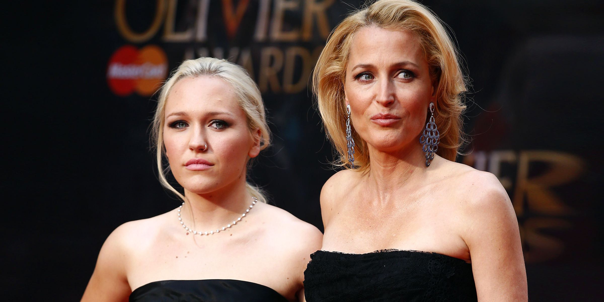 Piper Maru Klotz and Gillian Anderson | Source: Getty Images