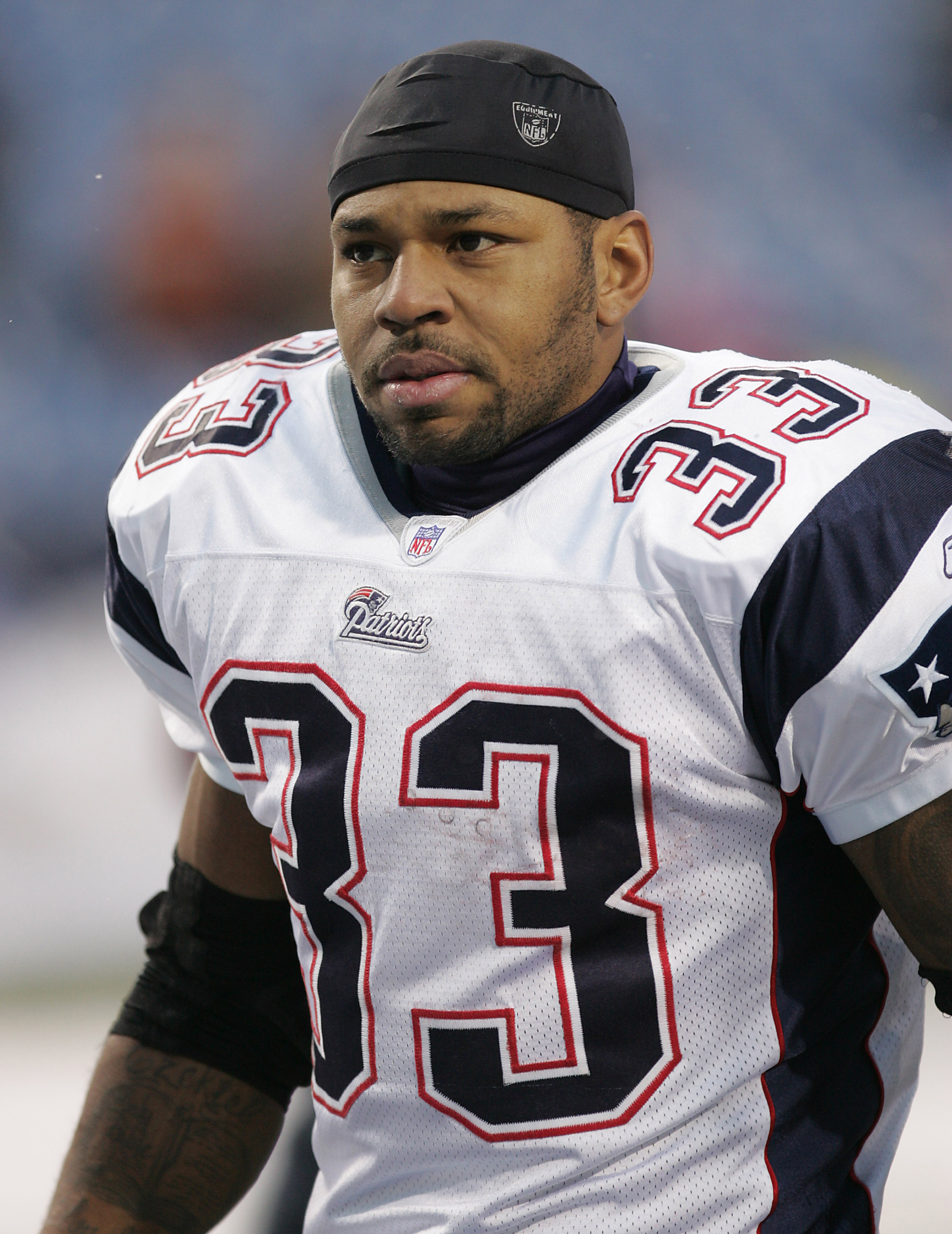 Kevin Faulk during the game against the Buffalo Bills at Ralph Wilson Stadium in Orchard Park, New York, on December 11, 2005 | Source: Getty Images
