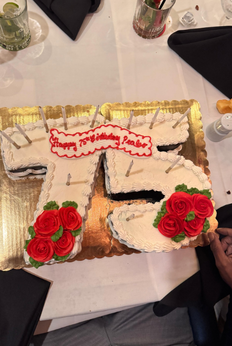 A custom cake marks Peabo Bryson's 75th birthday celebration | Source: Instagram/peabobryson2