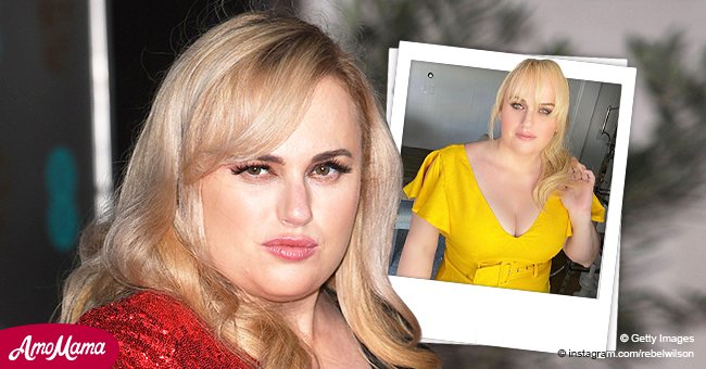 Rebel Wilson Looks Stunning As She Flaunts Her Slimmer Figure In A Gorgeous Yellow Dress 4377