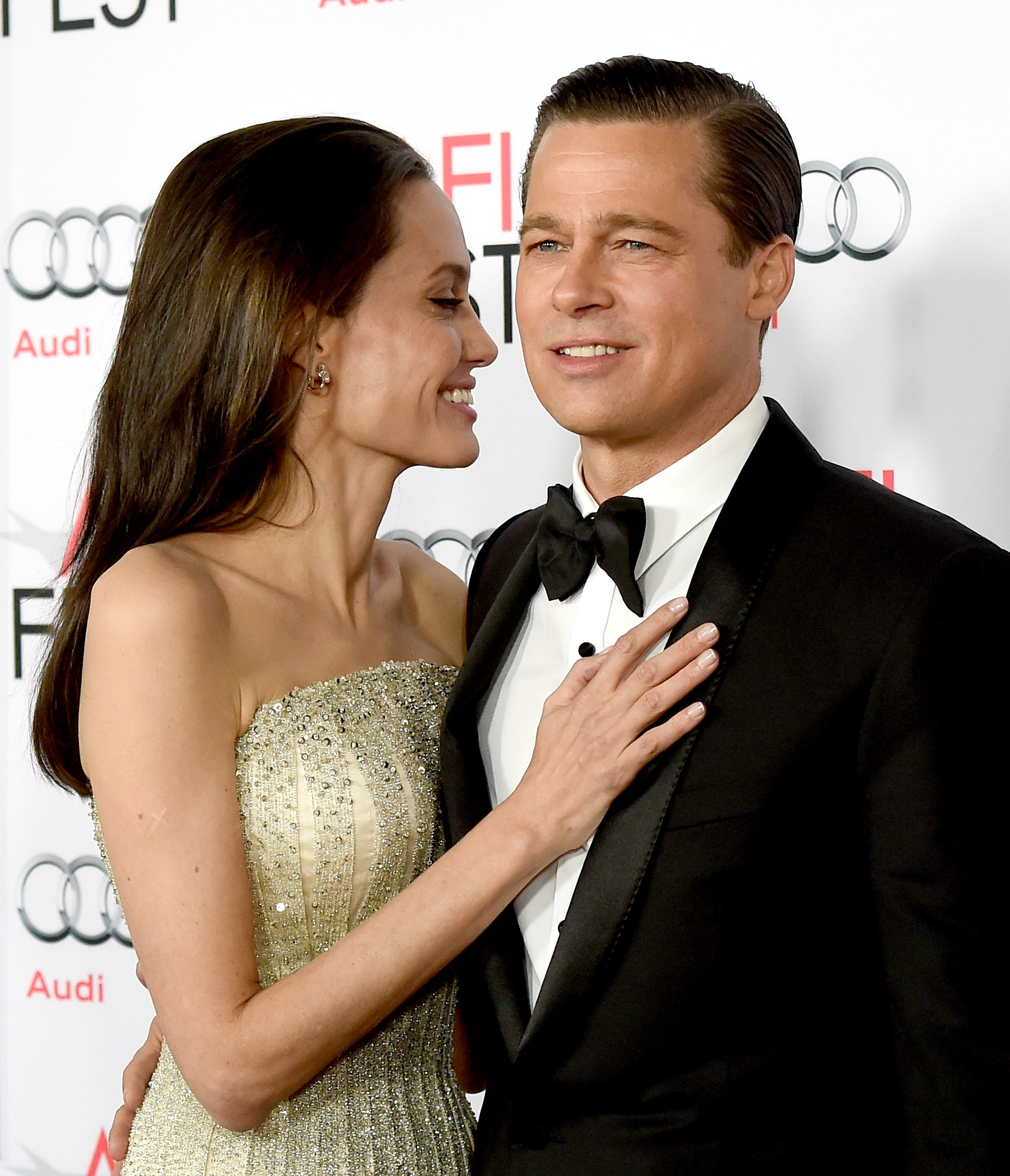 Angelina Jolie and Brad Pitt at the AFI FEST 2015 opening night gala and premiere of "By the Sea" on November 5 in Los Angeles, California. | Source: Getty Images