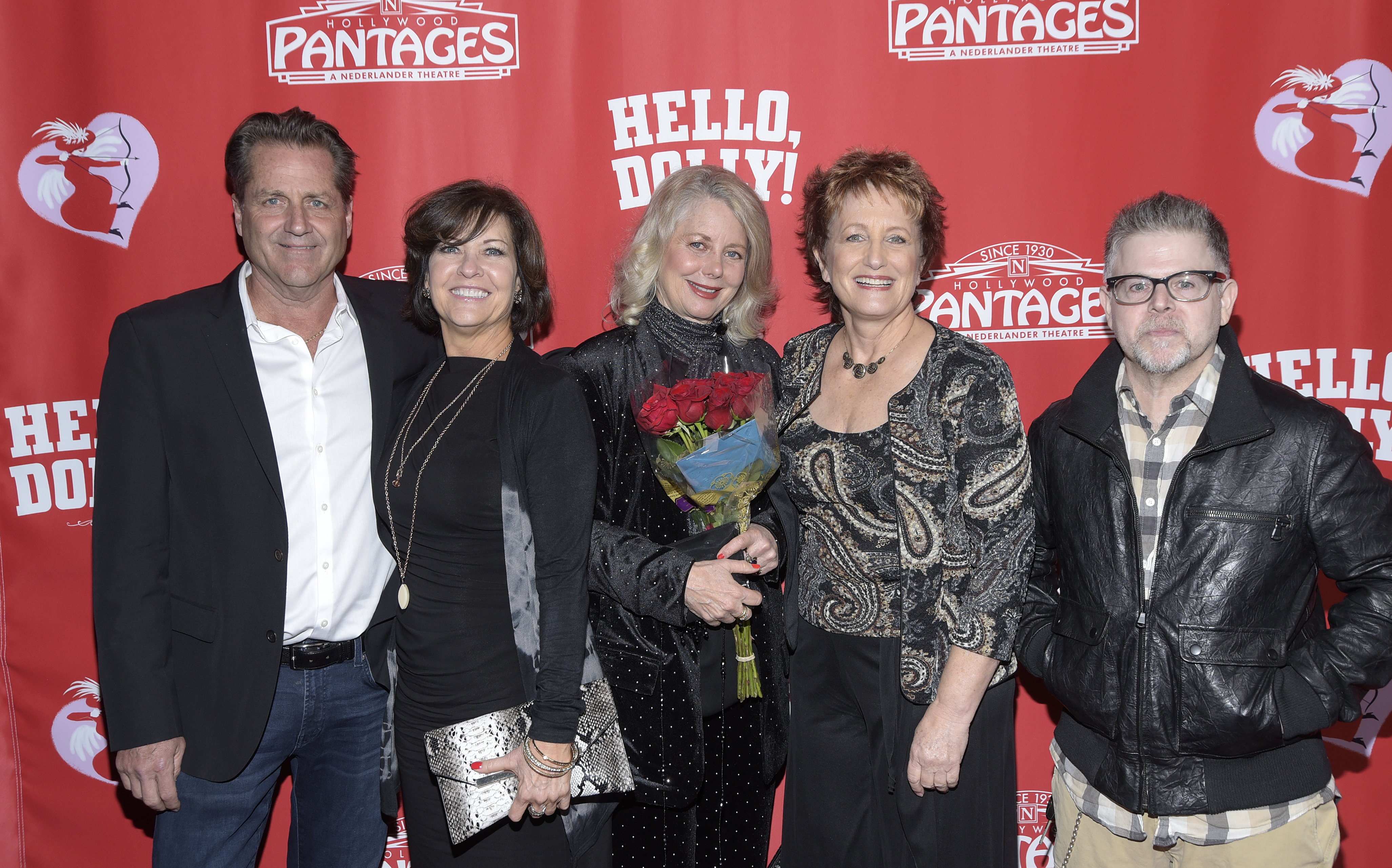 (L - R) Actors Jimmy Van Patten, Connie Needham, Dianne Kay, Laurie Walters and Adam Rich attend the Los Angeles premiere of the musical "Hello Dolly" at the Pantages Theatre on January 30, 2019 in Hollywood, California | Source: Getty Images