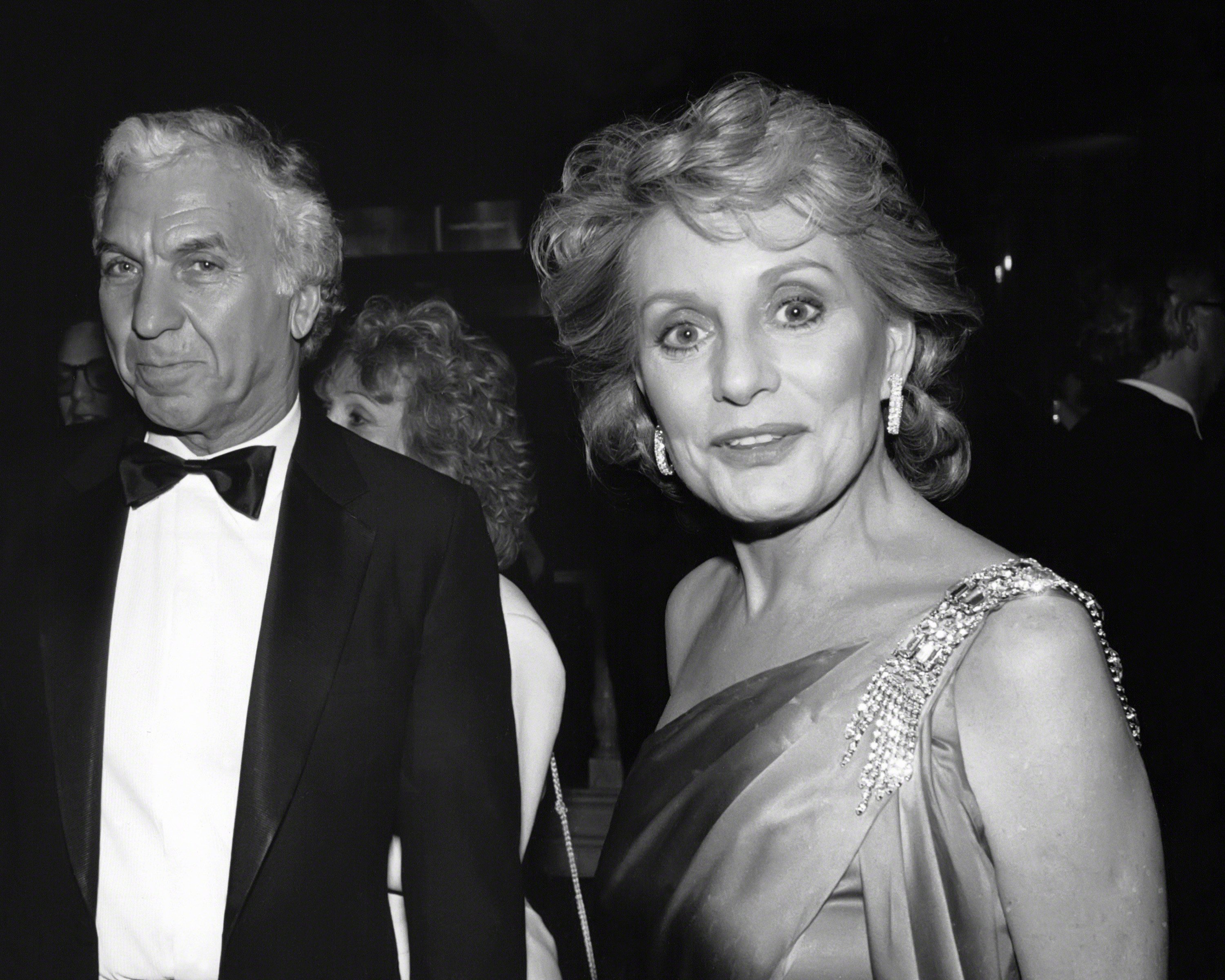 Barbara Walters and Merv Adelson circa 1985 in New York City. | Source: Getty Images