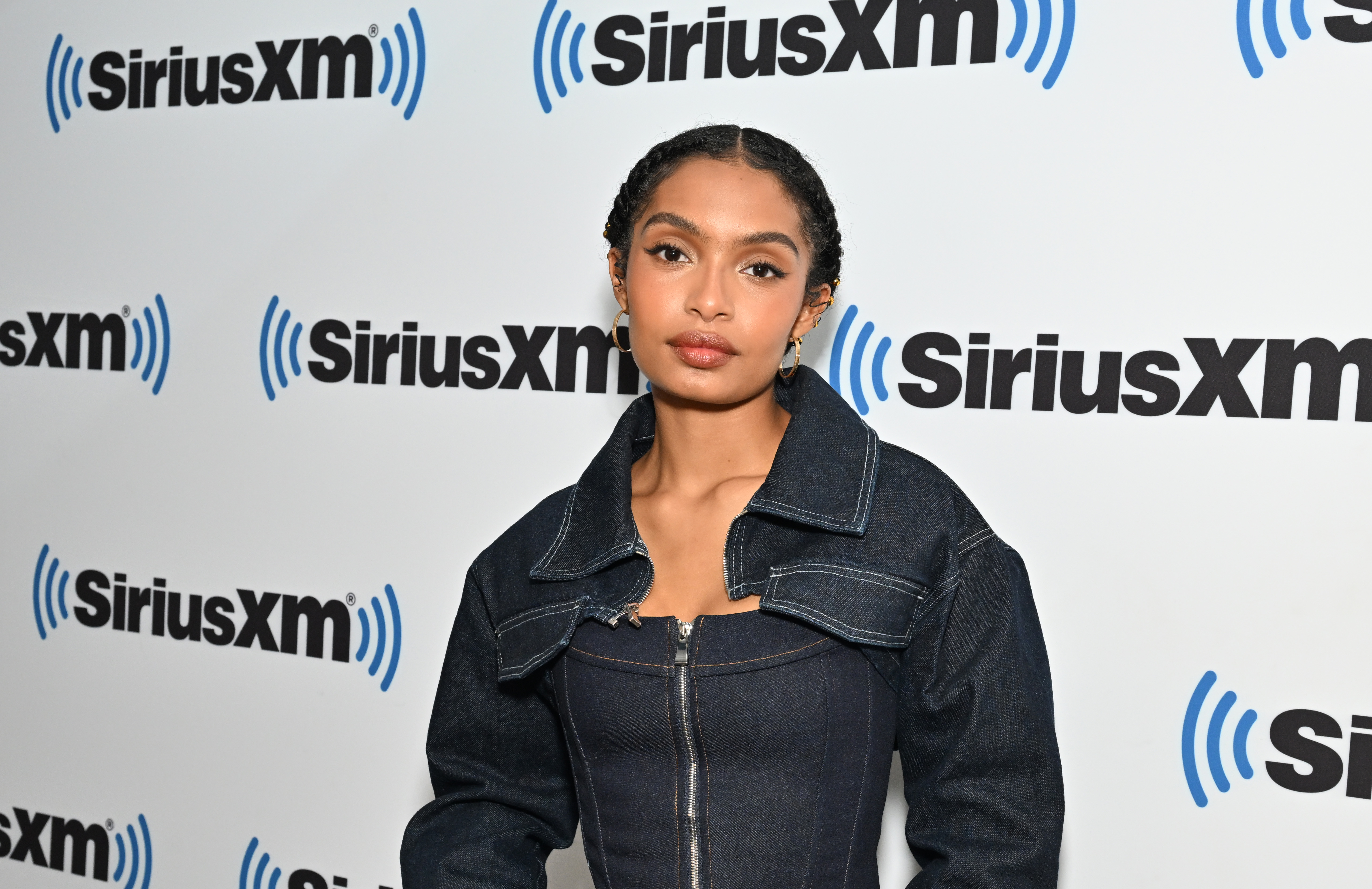 Yara Shahidi is pictured during her visit at SiriusXM Studios on April 24, 2023, in New York City, New York | Source: Getty Images