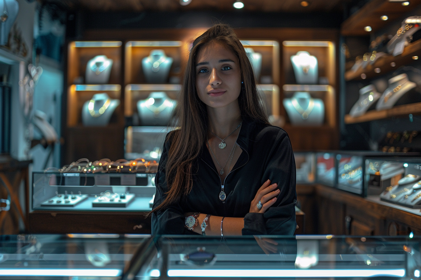 A jewelry store owner | Source: Midjourney