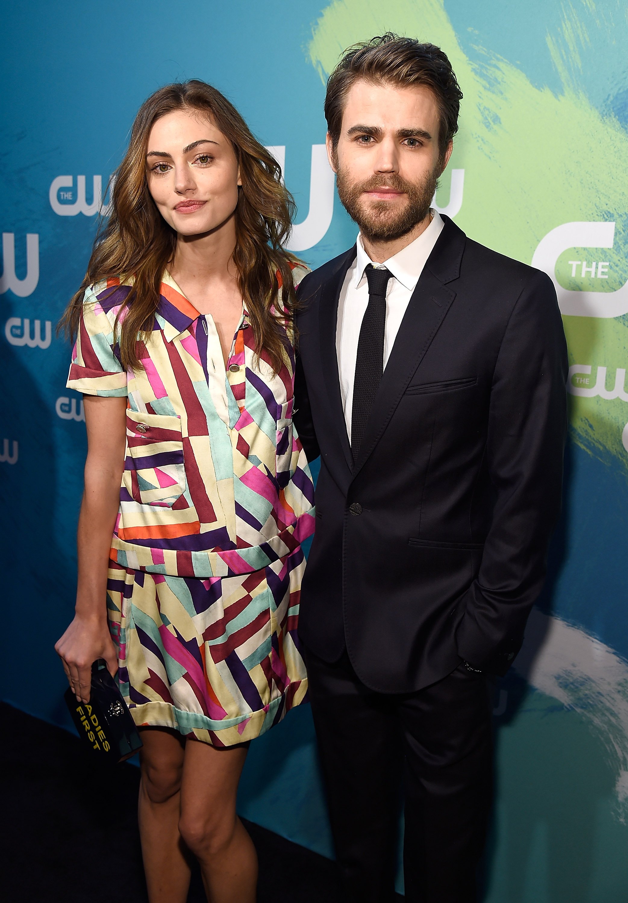 Phoebe Tonkin and Paul Wesley attend The CW Network's 2016 Upfront on May 19, 2016 in New York City. I Source: Getty Images