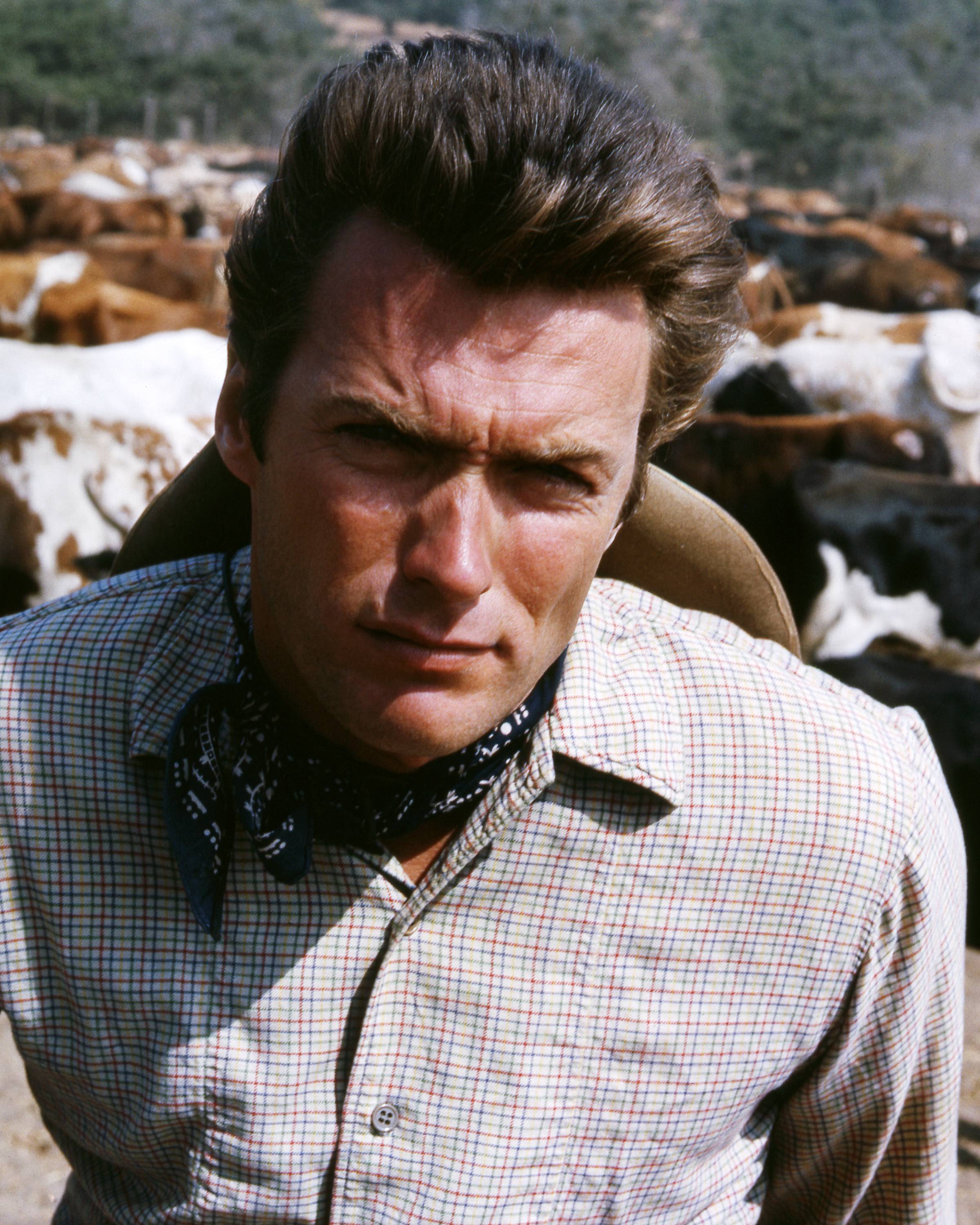 Clint Eastwood posing for a photo for the series "Rawhide," circa 1960. | Source: Getty Images