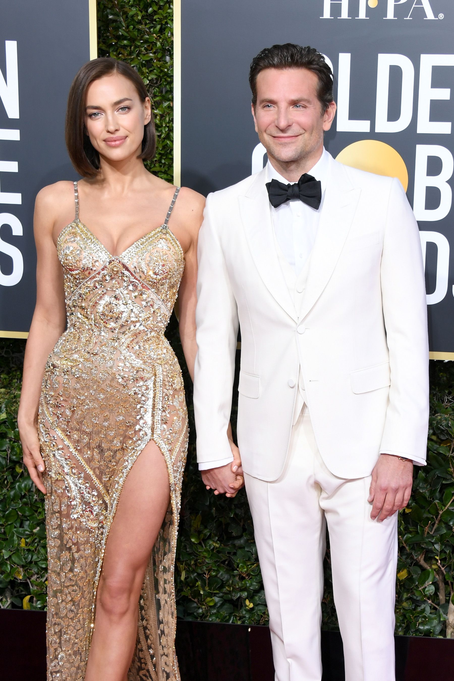Irina Shayk and Bradley Cooper attend the 76th Annual Golden Globe Awards on January 6, 2019, in Beverly Hills, California. | Source: Getty Images