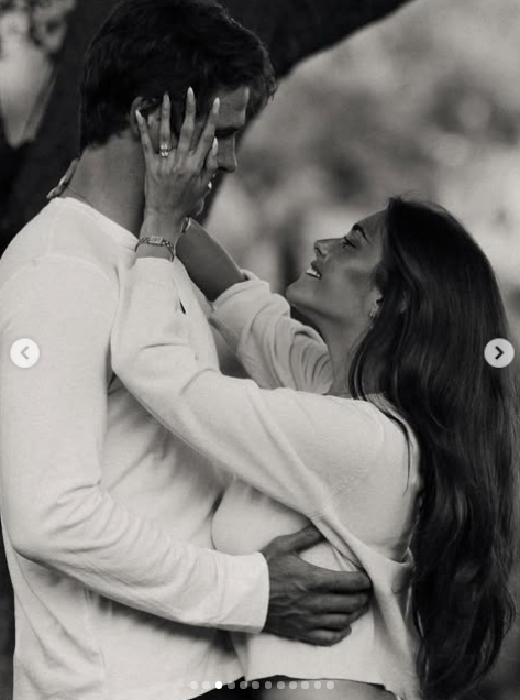 Photo from Madison Beer and Justin Herbert's engagement announcement from July 28, 2026. | Source: Instagram/madisonbeer