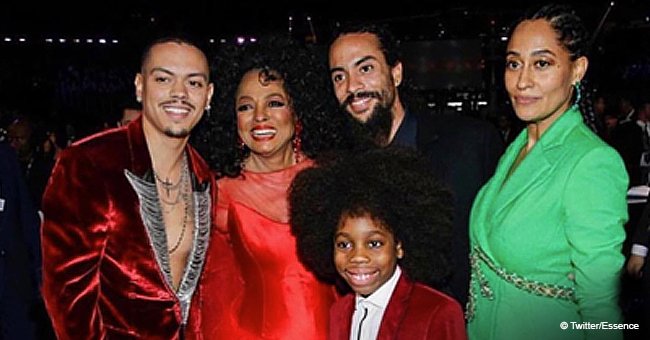 Diana Ross' grandson with the awesome afro steals the show at Grammys with his speech