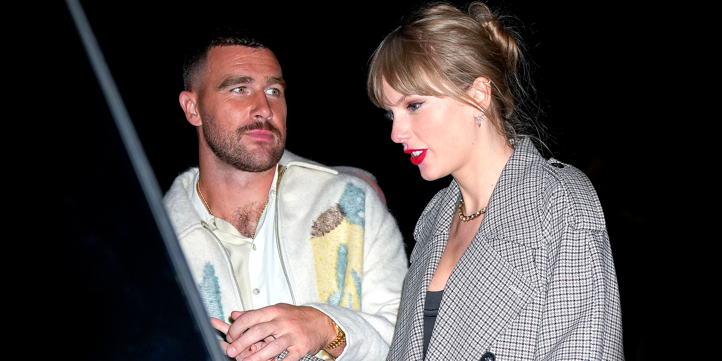 Travis Kelce and Taylor Swift | Source: Getty Images