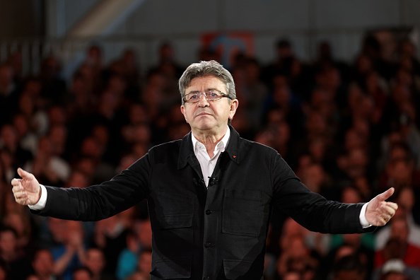 Jean-Luc Mélenchon, assiste à un rassemblement politique le 12 avril 2017 à Lille, en France. | Photo : Getty Images